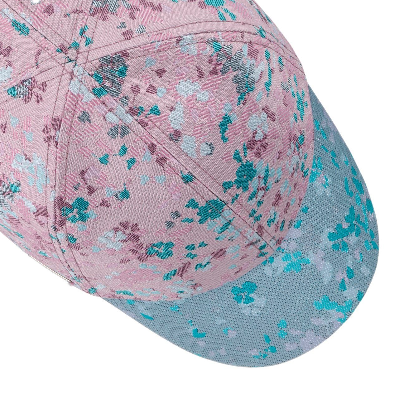 Seeberger Baseball Cap (1-St) Cap Metallschnalle rosa-hellblau