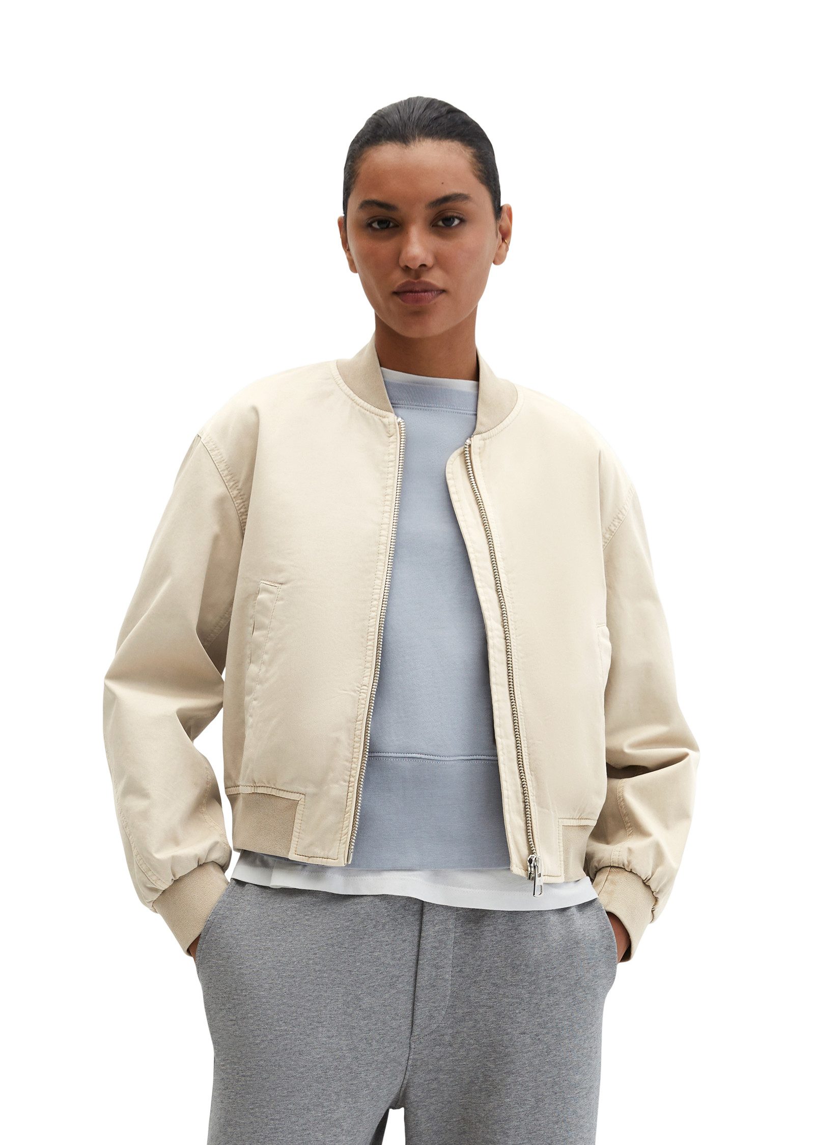 Marc O'Polo Outdoorjacke aus reiner Bio-Baumwolle
