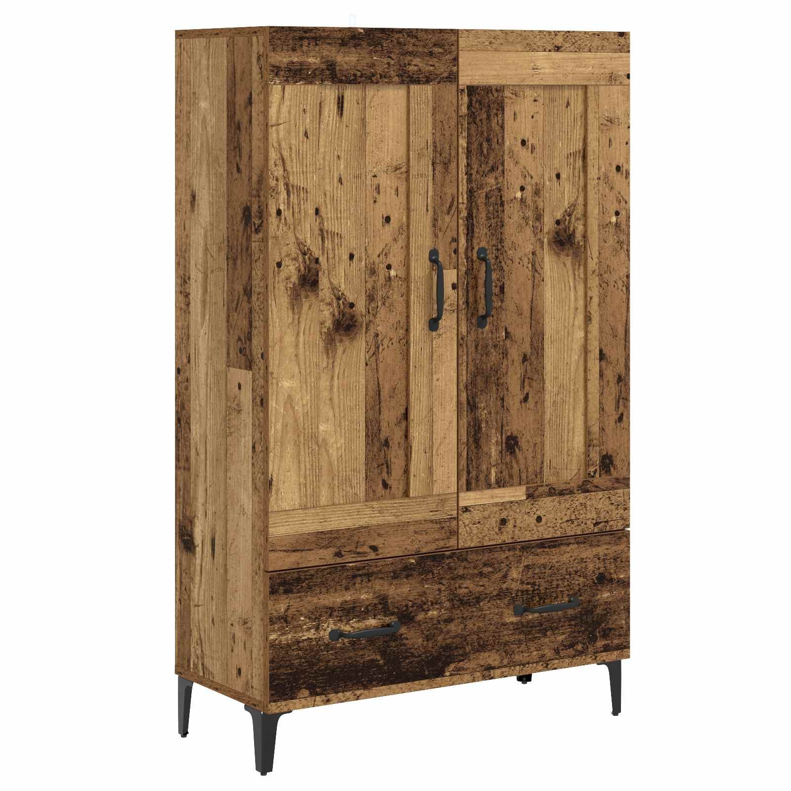 vidaXL Sideboard 70 x 31 x 115 cm Highboard Altholz 70x31x115 cm Holzwerkstoff