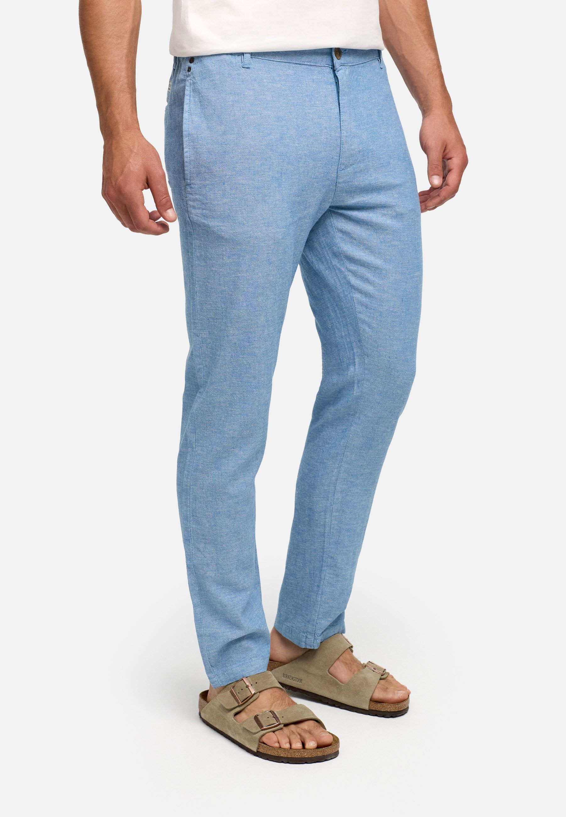INDICODE Leinenhose Herren Chinohose INLino aus Leinen-Baumwoll-Mix mit hohem Tragekomfort – Bild 4 von 5