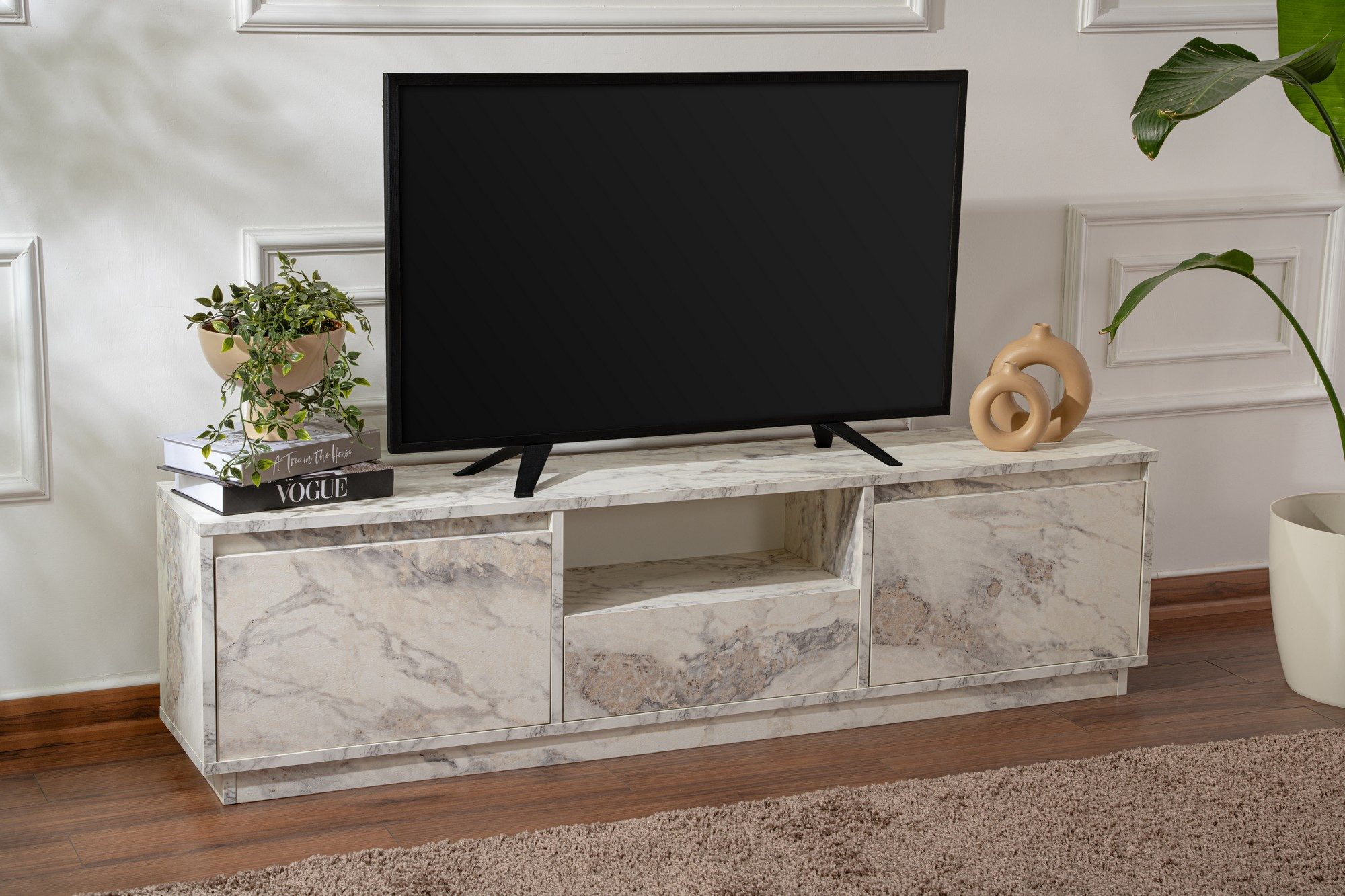 Skye Decor TV-Board Vanguard (Packung, 1 St), Breite 160 cm, griffloses Design mit Stauraum
