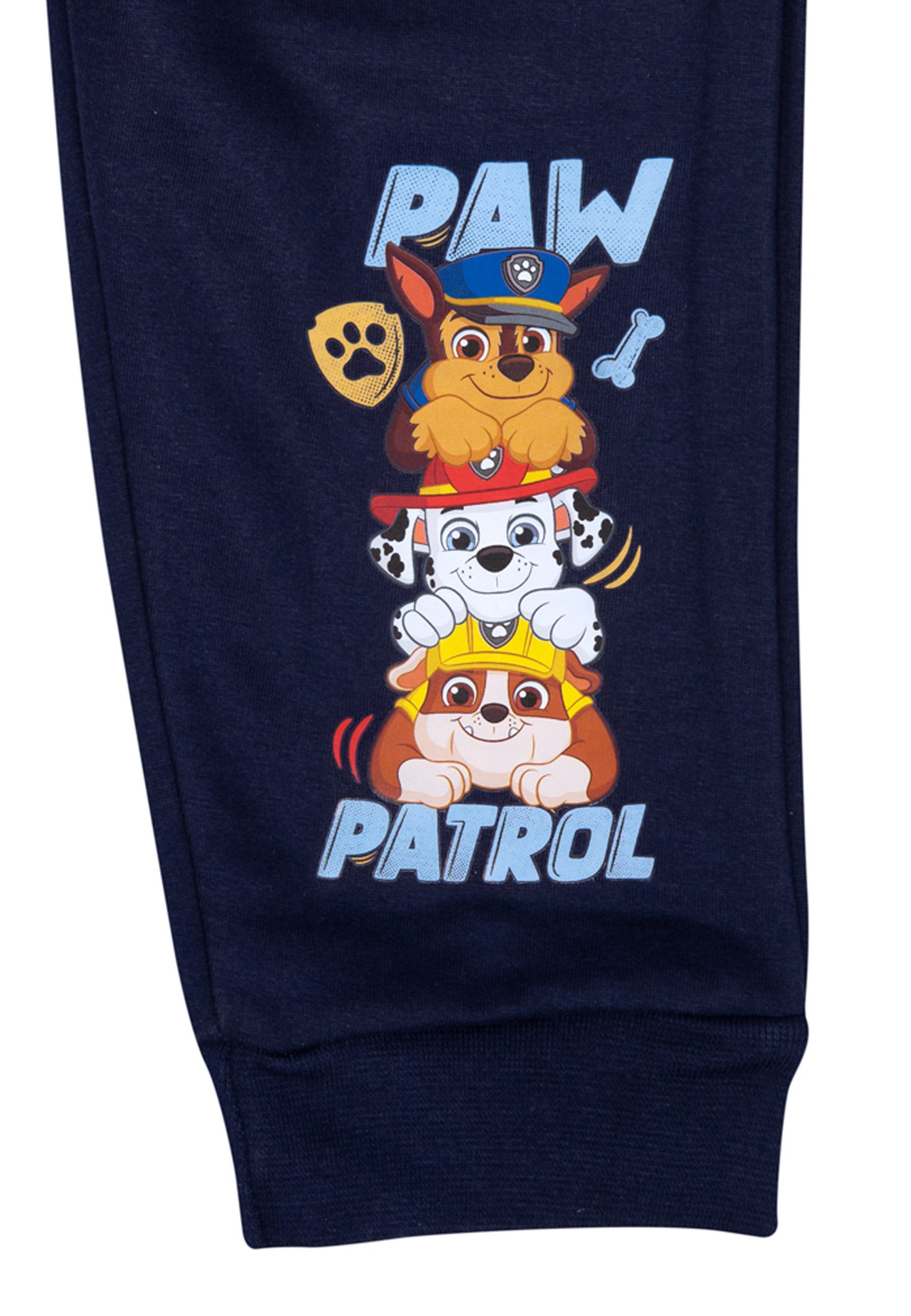 United Labels® Jogginghose Paw Patrol Jogginghose für Jungen Trainingshose Sweathose Hose Blau