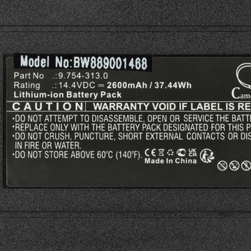 vhbw kompatibel mit Rowenta X-plorer Serie 45 RR8227WH, RR8227 Staubsauger-Akku Li-Ion 2600 mAh (14,4 V)