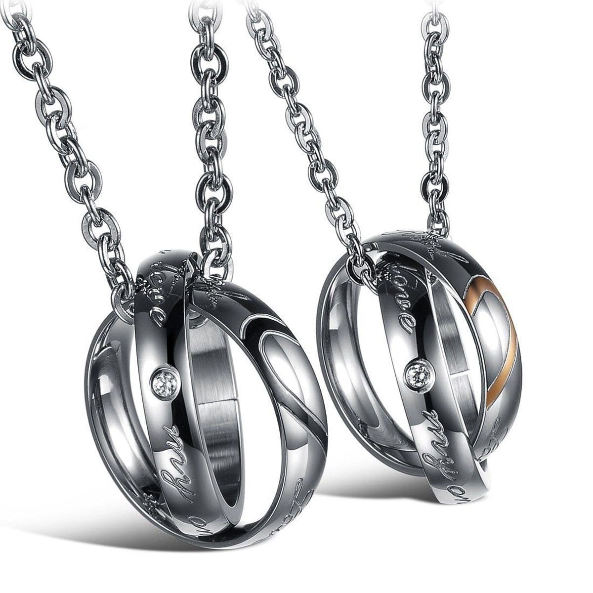 Schmuck-Elfe Partnerkette My only Love (Set), 4tlg. Set