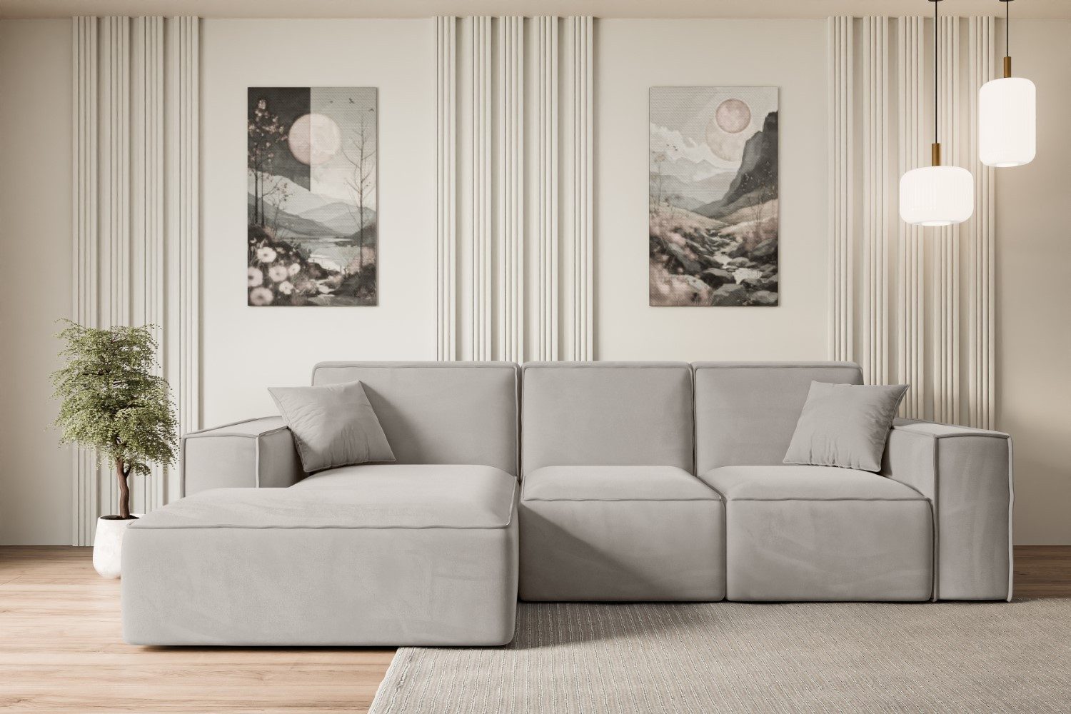 ALTDECOR Ecksofa SERRA-L, Sofa Praktische Bequeme günstig online kaufen