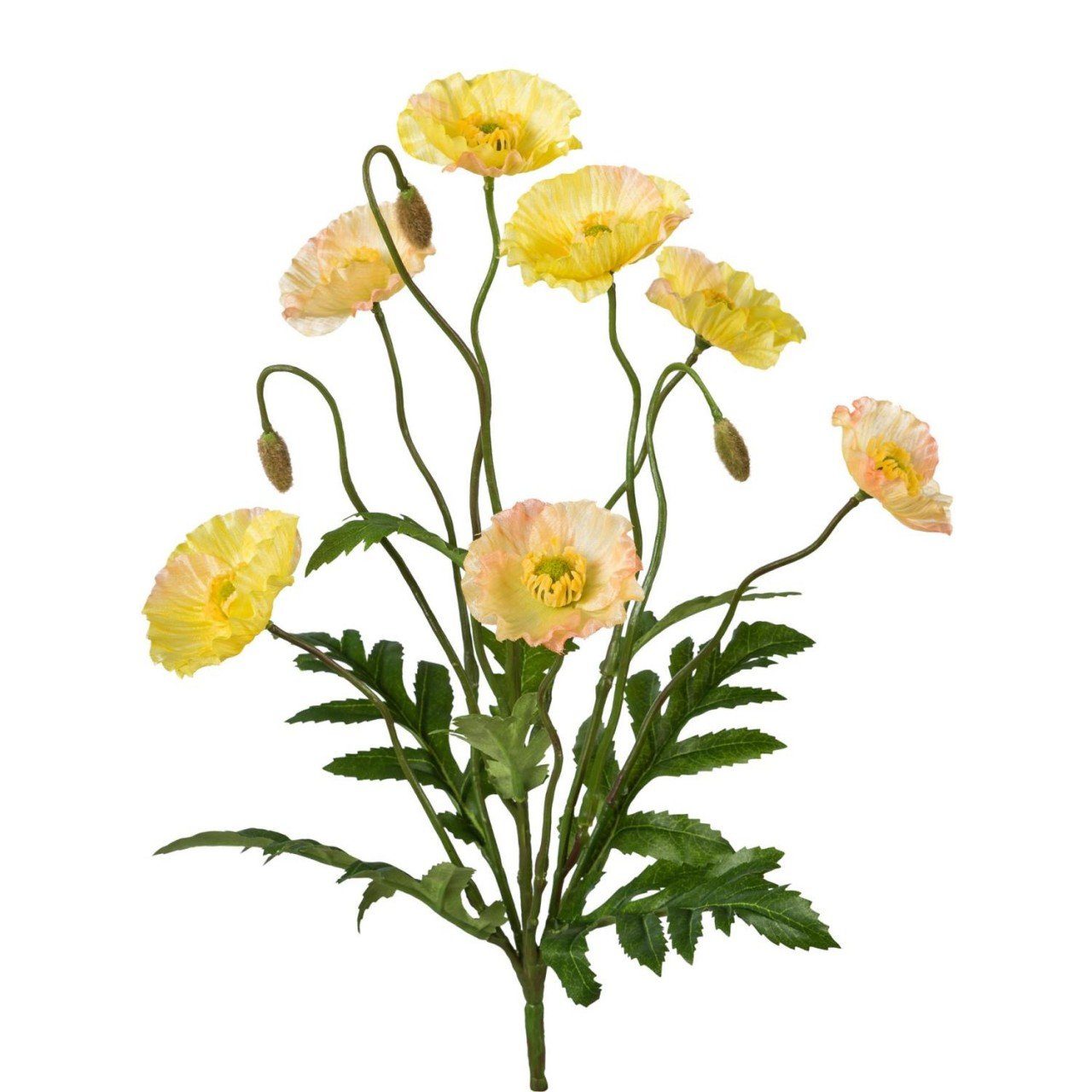Kunststoff Höhe cm, H:34cm Gasper, Kunstpflanze, 34 Gelb