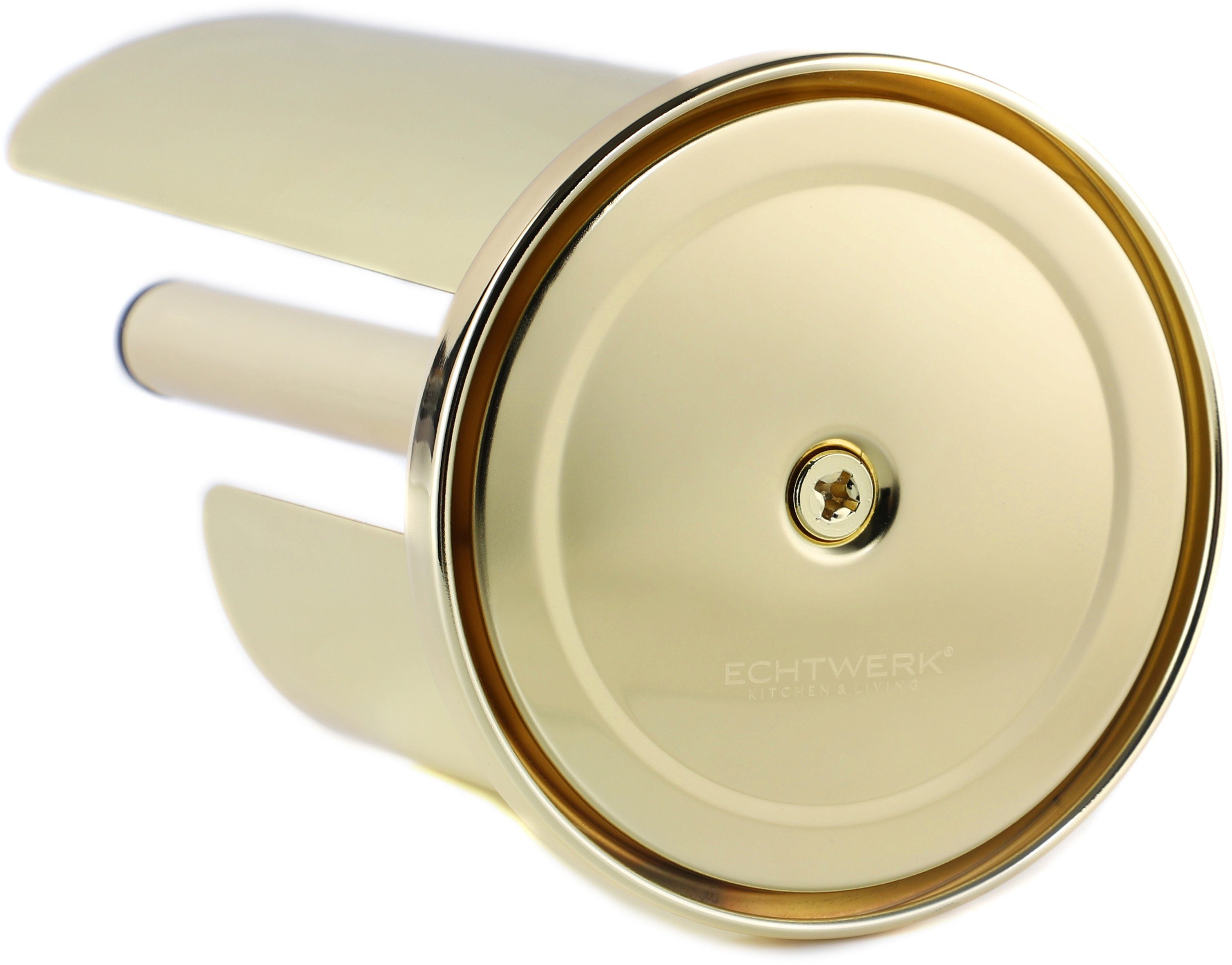 ECHTWERK Küchenrollenhalter, (1-St), Papierrollenhalter aus Edelstahl, Rollenhalter, Stehend, 15,5 x 33 cm