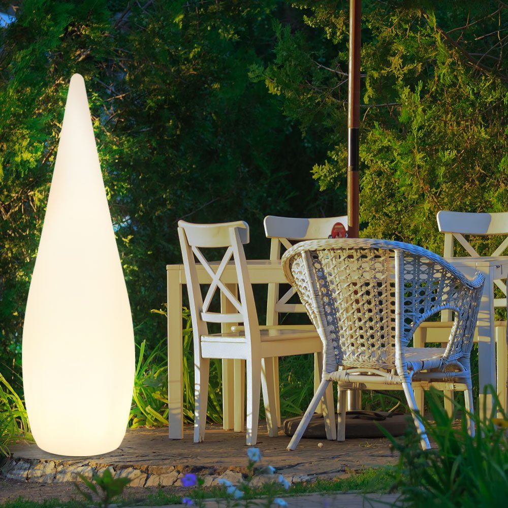 etc-shop LED Gartenleuchte, Stehleuchte mit Gartenlampe Leuchtmittel inklusive, nicht Standleuchte Außen Terrassenlampe Erdspitz