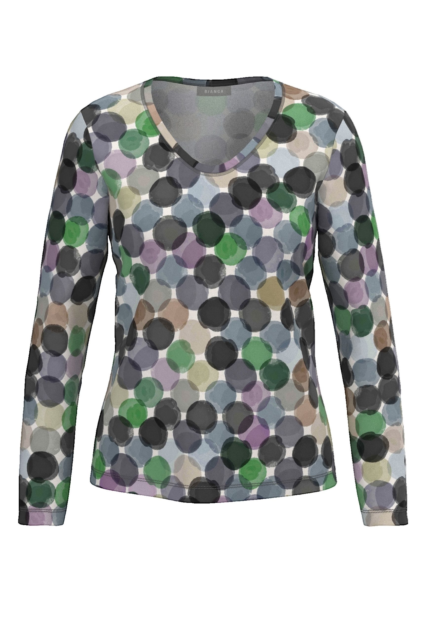 bianca T-Shirt MAGRET GREEN MIX