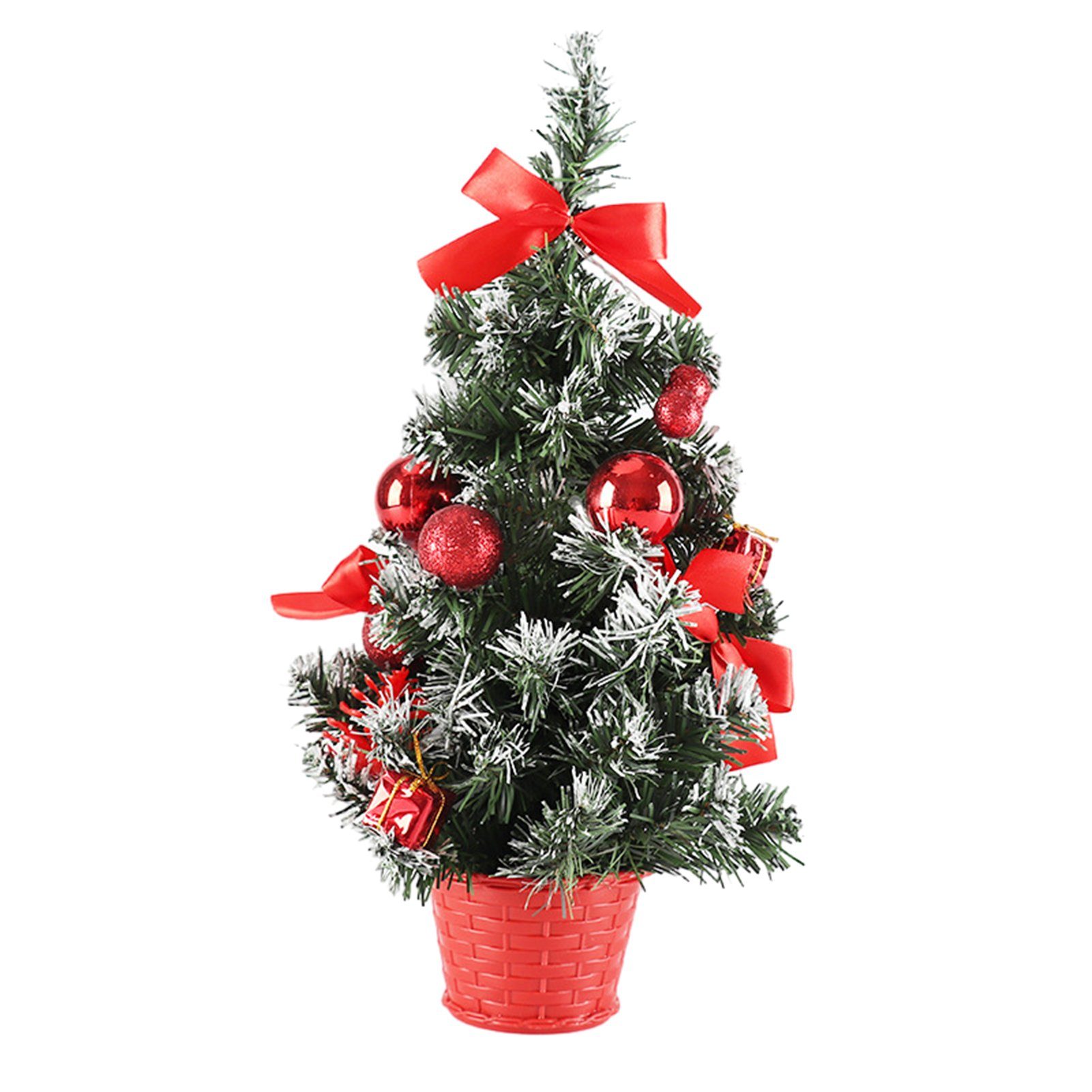 Mini-Weihnachtsbaum, Deko-Licht, Mit Lichtern, 40 Künstlicher Künstlicher Weihnachtsbaum Weihnachtsbaum Blusmart red Cm, Leicht, Stilvoll,