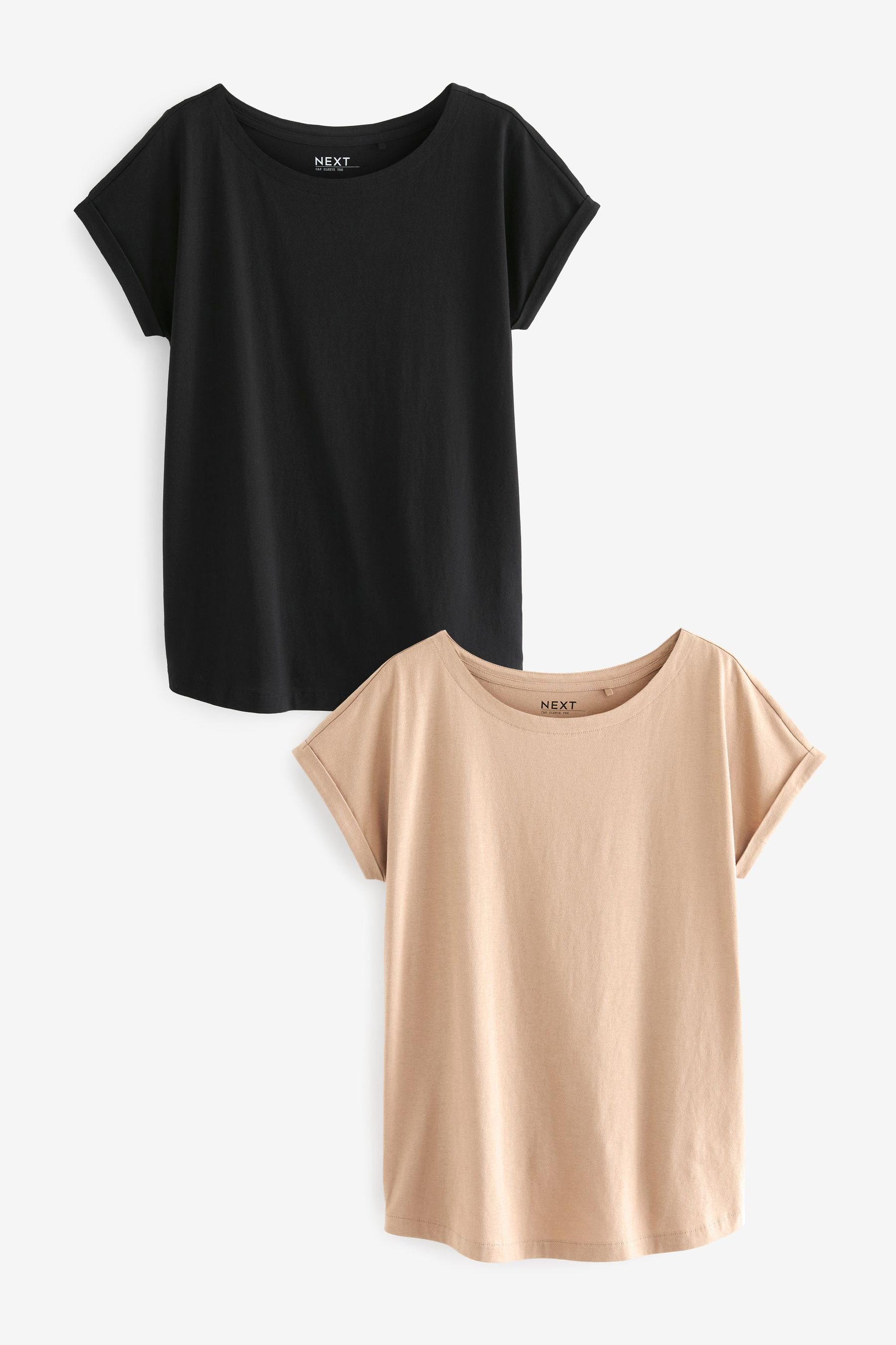Next T-Shirt 2er-Pack T-Shirts mit Flügelärmeln (2-tlg)