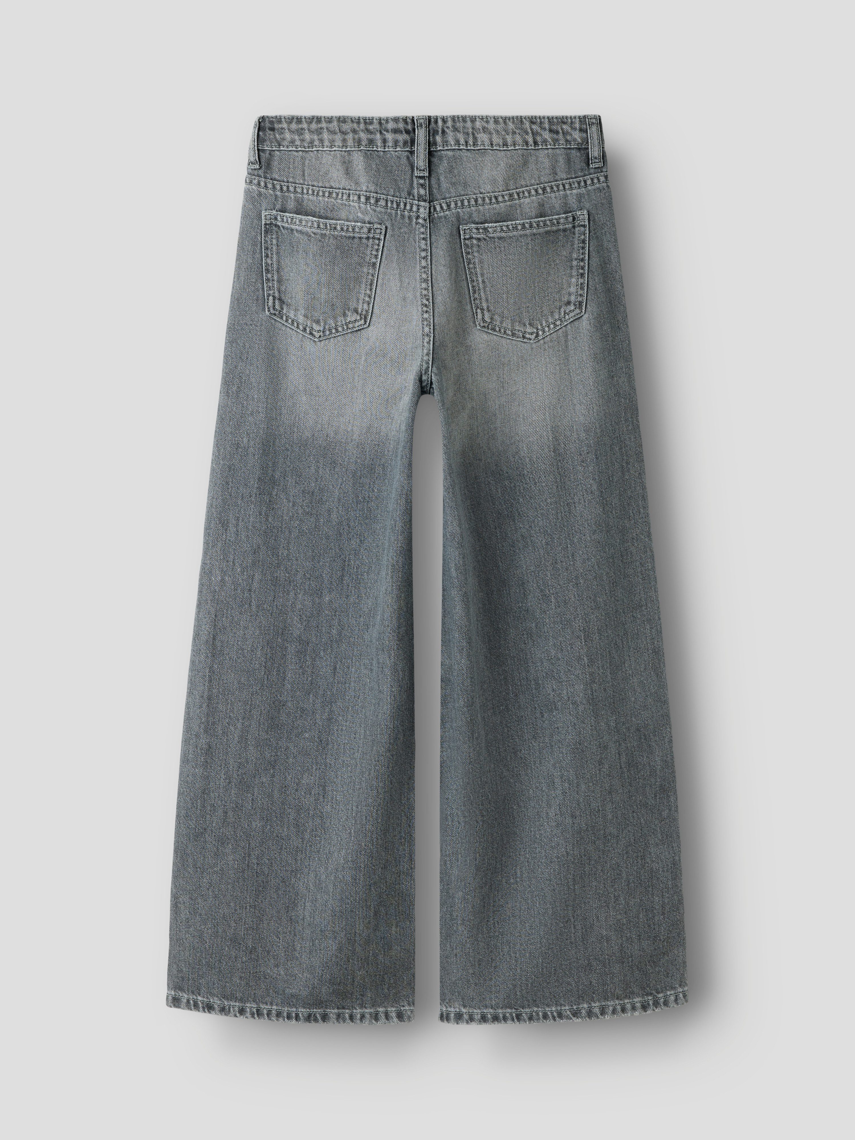 Name It Weite Jeans NKFROSE WIDE ASYM CLOSURE JEANS 2244-BP Baumwolle, wide leg – Bild 4 von 5