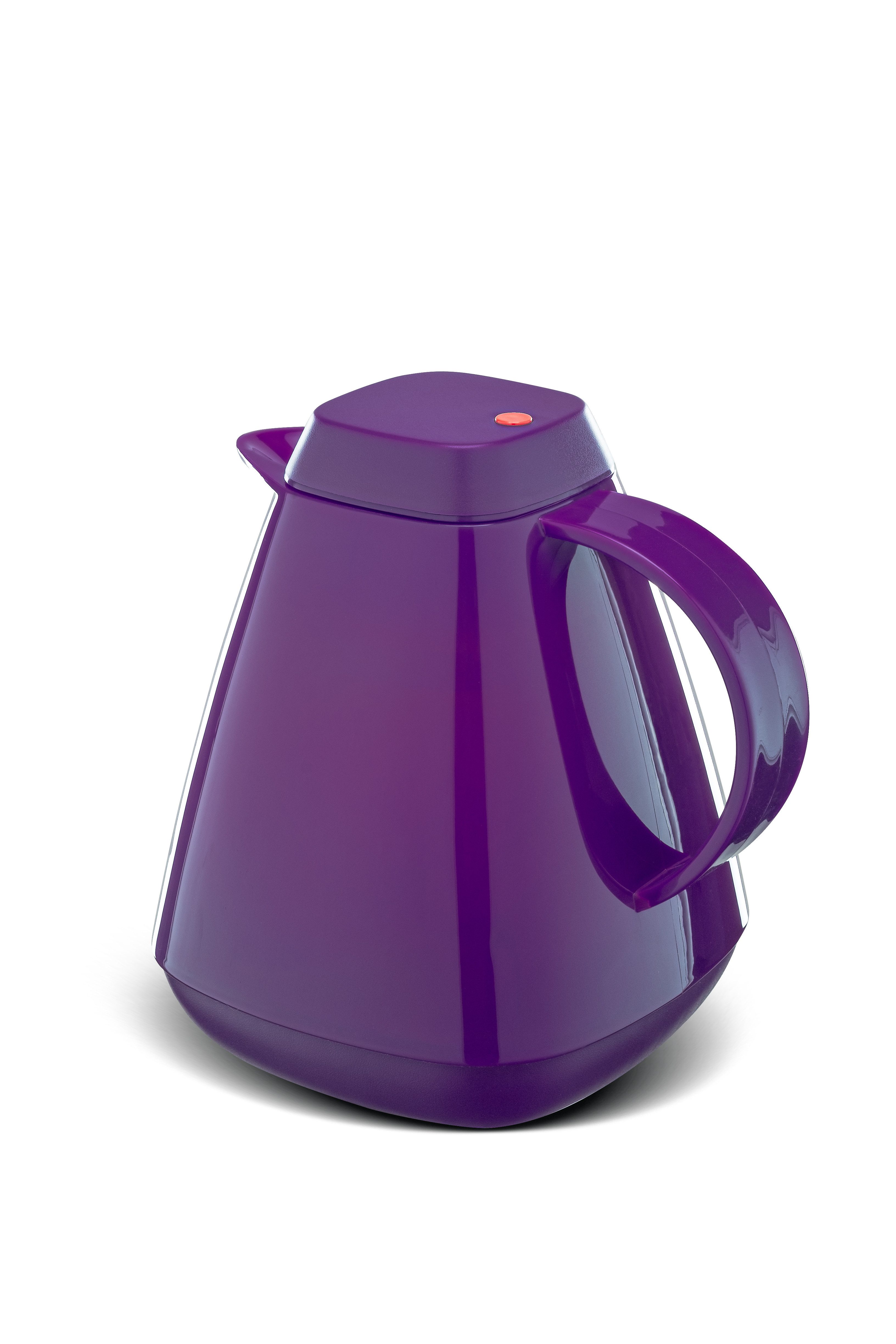 ROTPUNKT Isolierkanne 1,0 Liter 650 Glaseinsatz I hochwertig I Thermokanne I 24 Std heiß, (Kaffeekanne I Teekanne), robust und auslaufsicher
