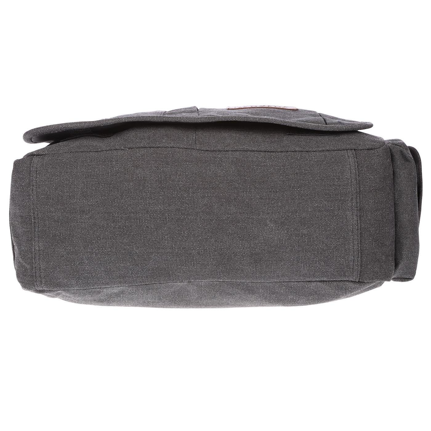 Christian Wippermann Businesstasche Große XL Herren Damen Tasche Umhängetasche Canvas Bag (1 tlg), Messenger – Bild 5 von 5