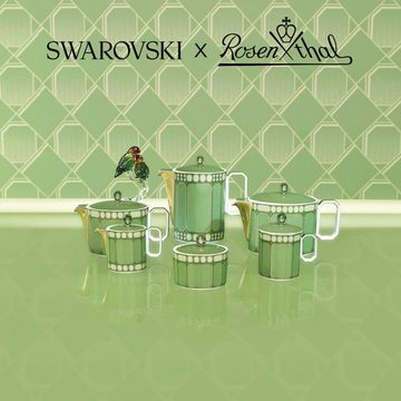 Rosenthal Schüssel x Swarovski Schüssel mit Deckel Signum Fern