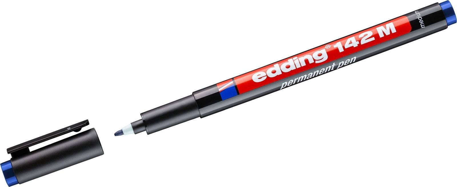 edding Folienstift Permanent Pen edding 142 M 1mm blau