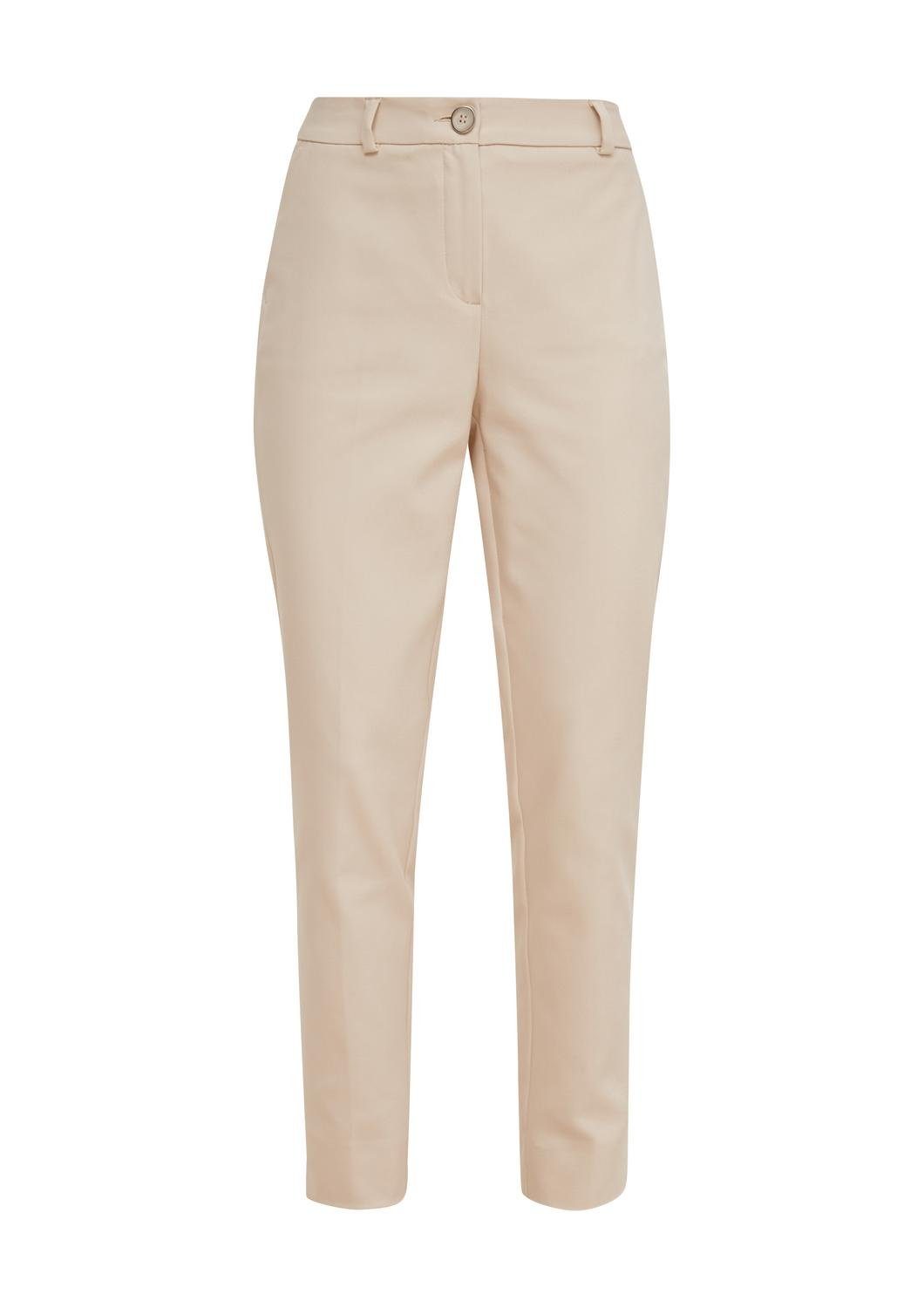 comma 7/8-Hose Chino-Hose mit Gürtel günstig online kaufen