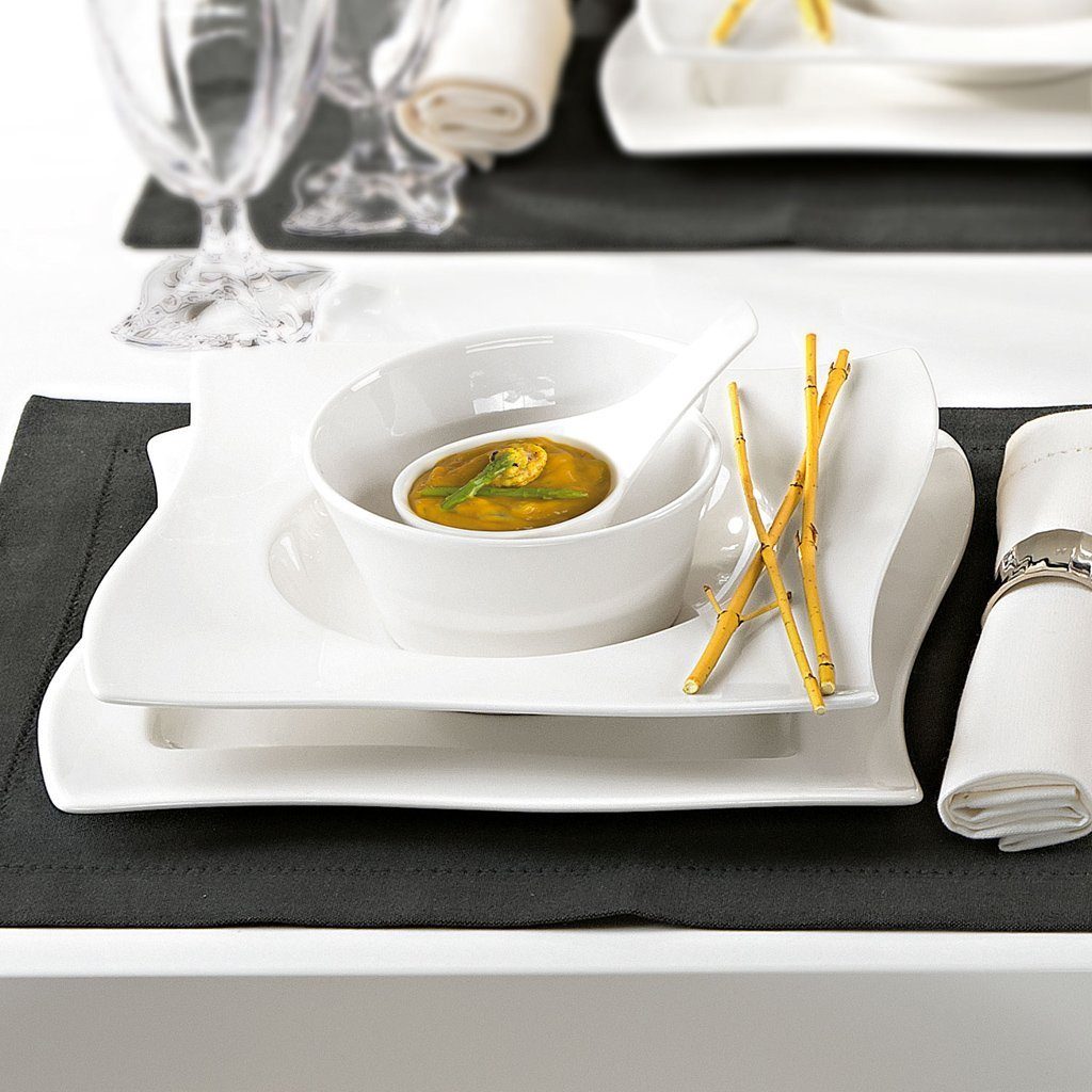 Villeroy & Boch Müslischale NewWave Schale, Porzellan, (1-tlg), Premium Porcelain, ofen-, mikrow.- & spülm.fest, Made in Germany