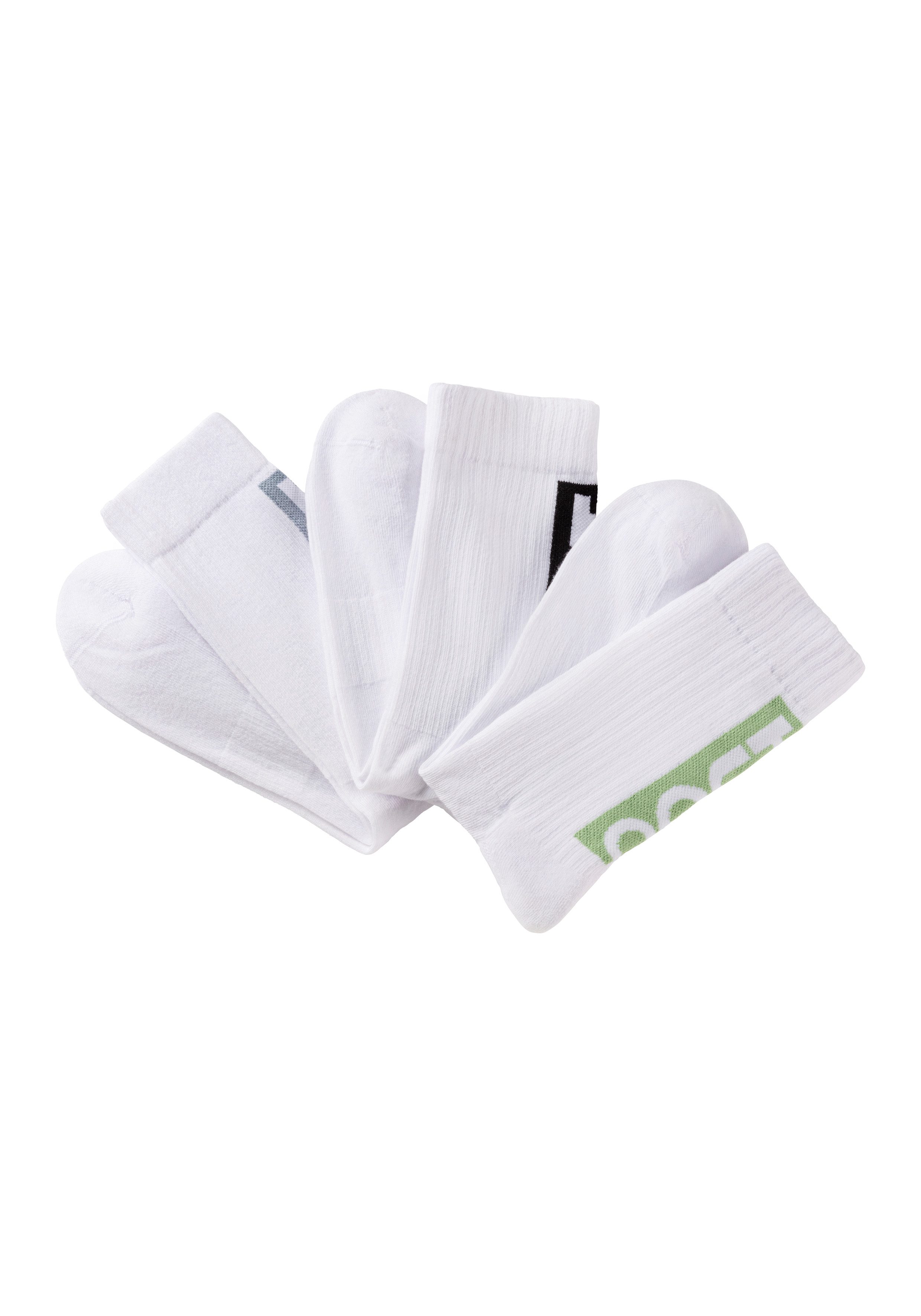 HUGO Freizeitsocken 3P QS BACK LABEL CC (Packung, 3-Paar, 3er Pack) mit kon günstig online kaufen