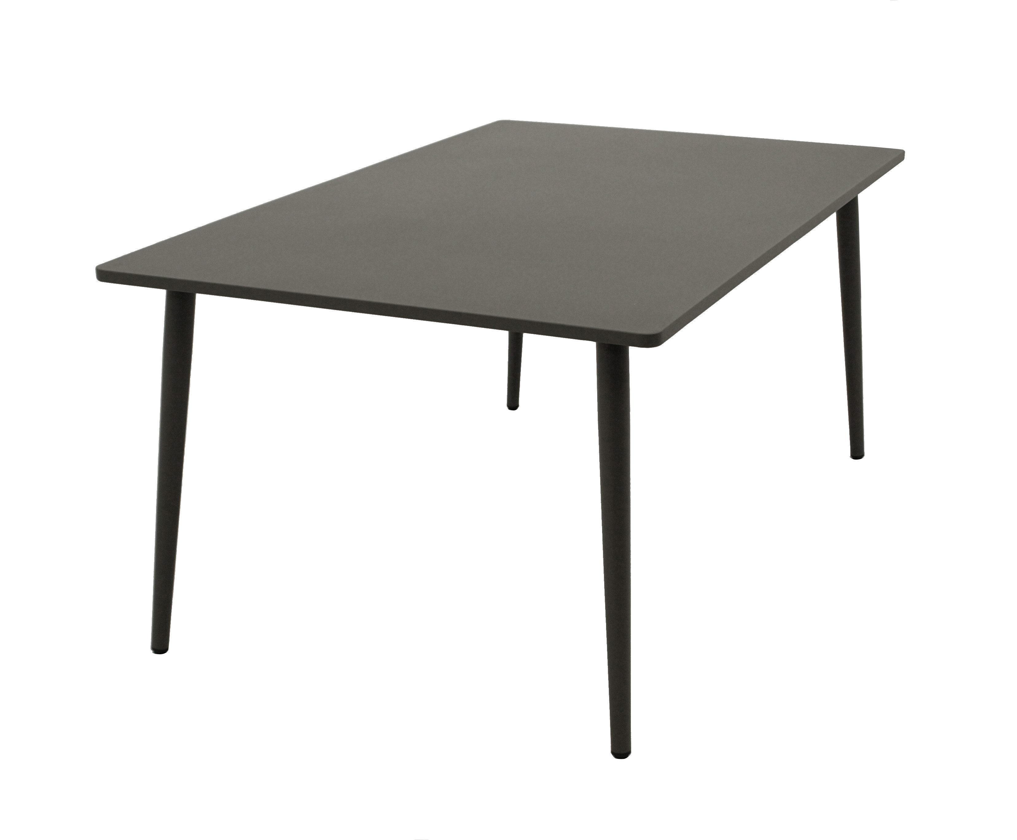 DEGAMO Gartentisch DENVER 100x160cm, Stahl, Innen und Außen
