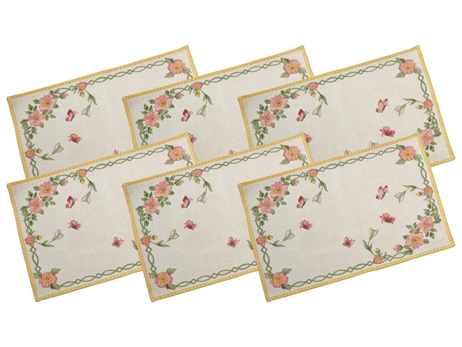 Villeroy & Boch Platzset Spring Fantasy Gobelin Platzset New Flowers Set6