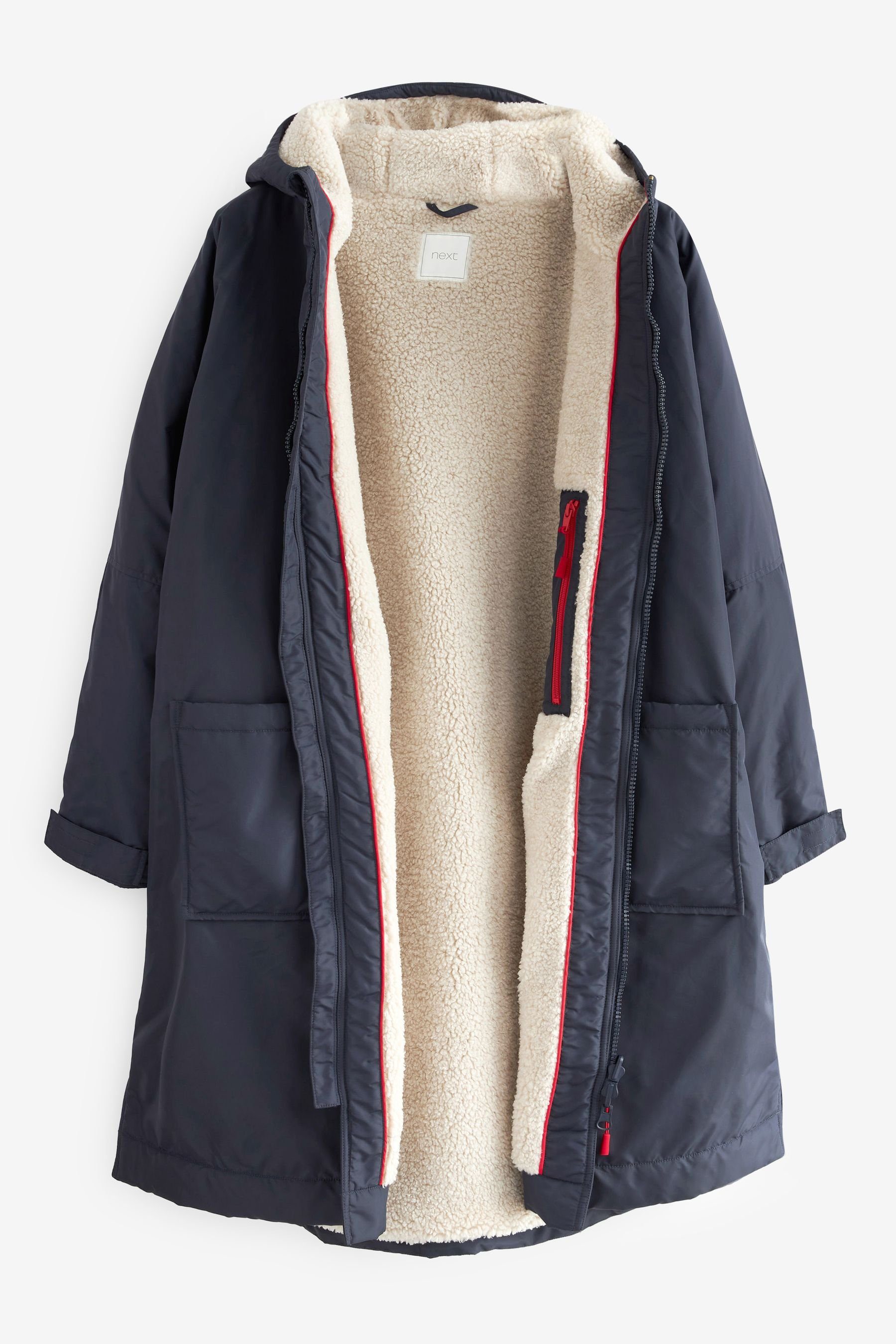 Next Badeponcho Umziehmantel Wärmemantel, Polyamid günstig online kaufen