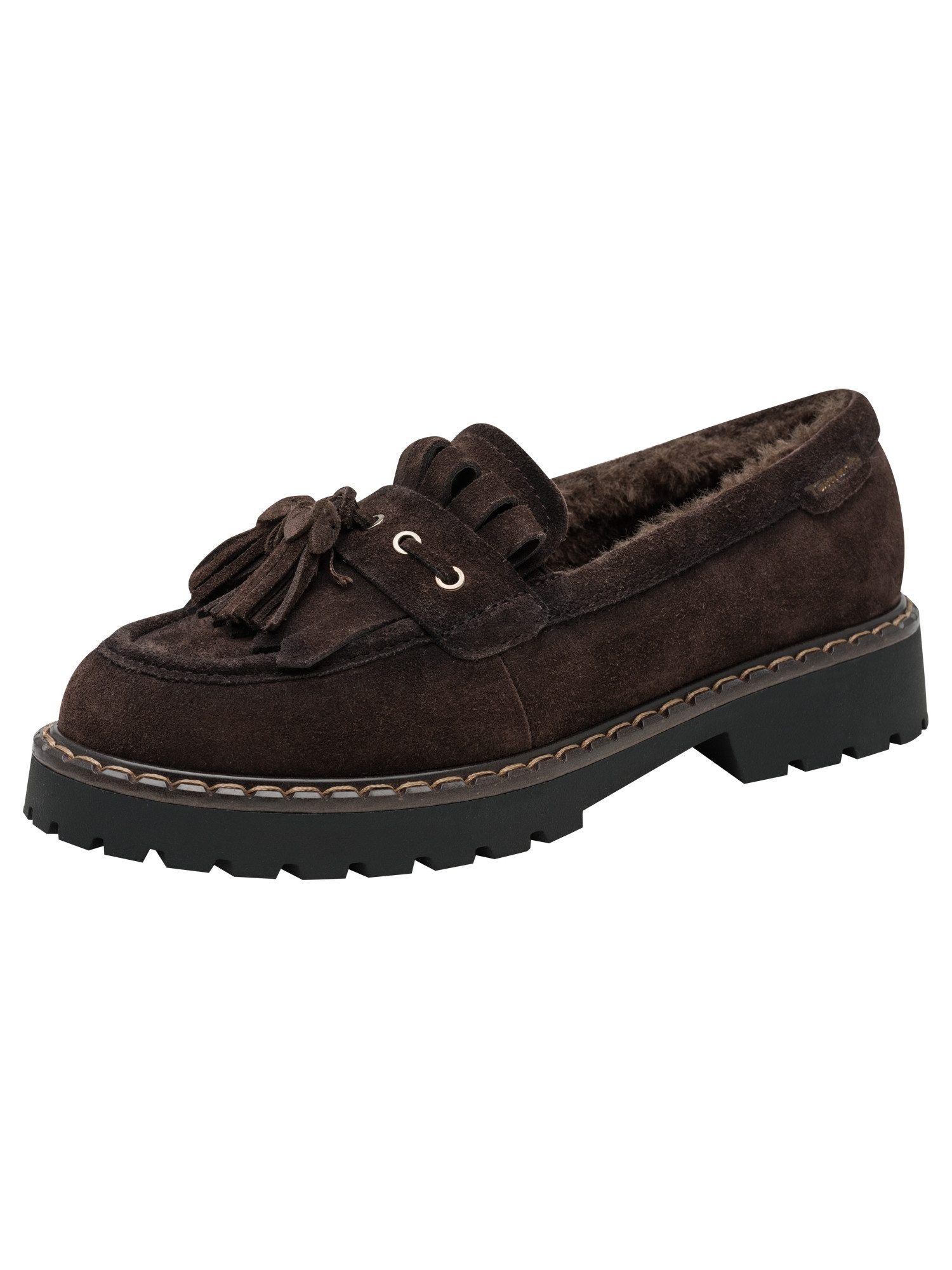 Tamaris TOUCH-IT aus Leder kein Absatz 1-24716-47 Slipper TOUCH-IT