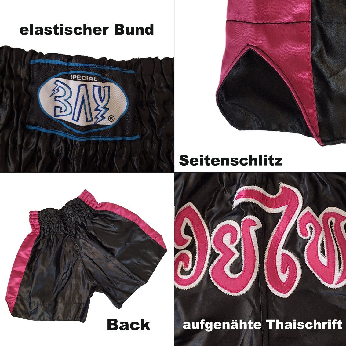 Sporthose Thaiboxhose REMY Muay Thai Hose Shorts Thaiboxen MMA kurz Kickboxen
