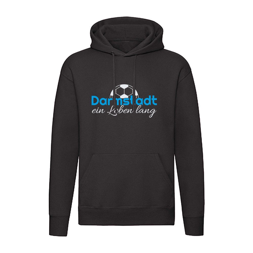 G-graphics Hoodie Darmstadt ein Leben lang Unisex Pullover mit einem Motiv für den echten Fan