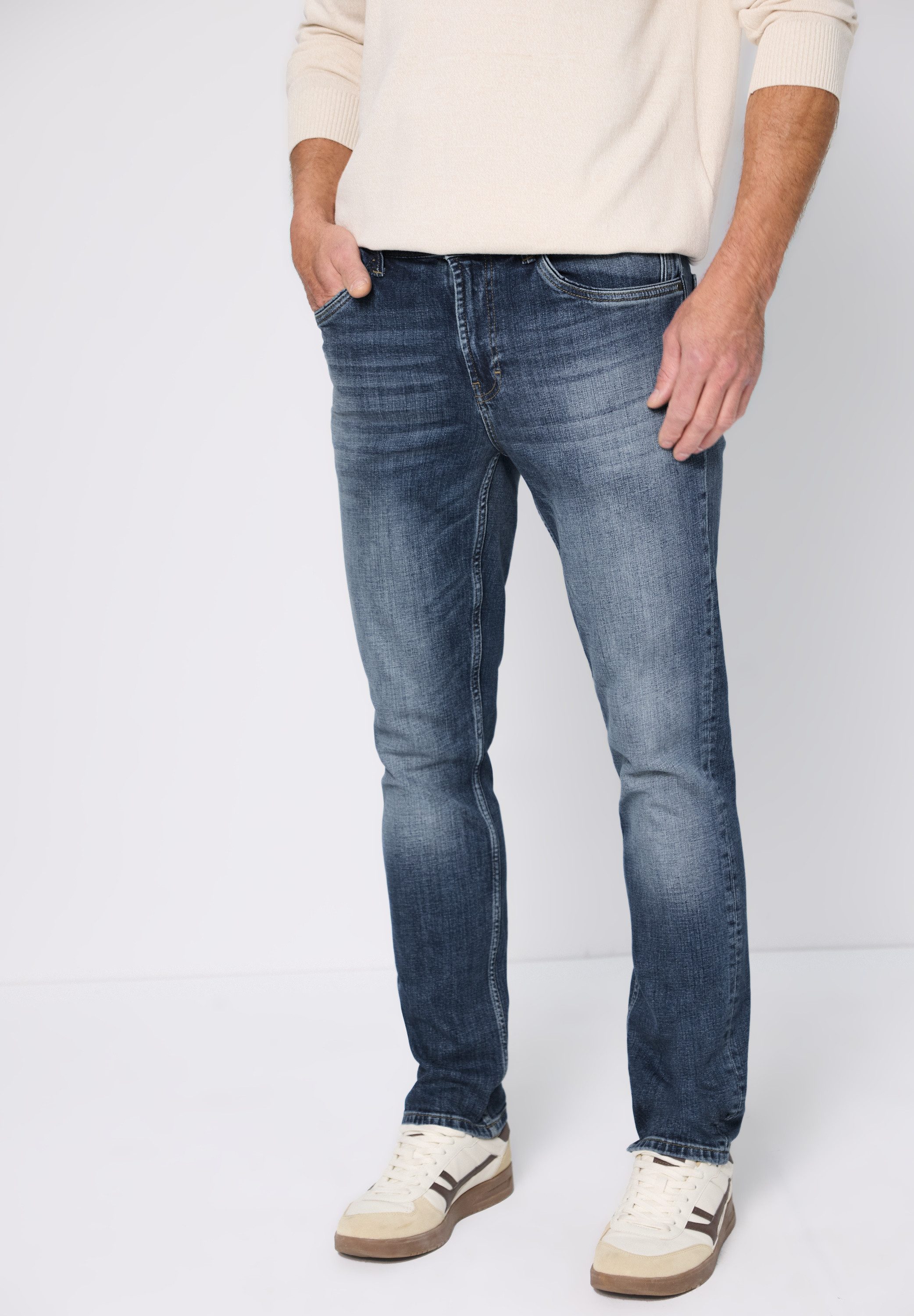 STREET ONE MEN Regular-fit-Jeans aus Baumwolle mit Stretchanteil günstig online kaufen