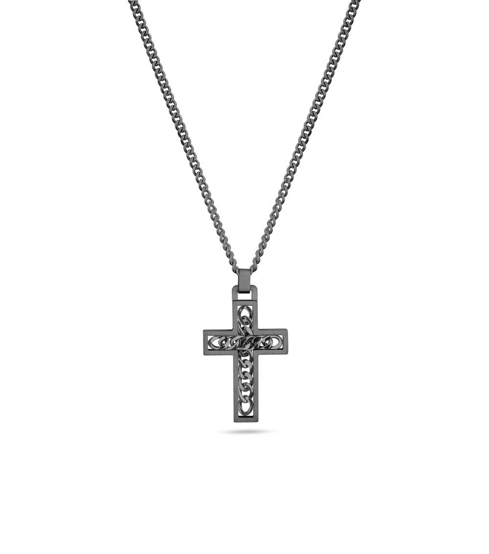 Police Kette mit Anhänger CROSSEDOUT PEAGN2211302 günstig online kaufen