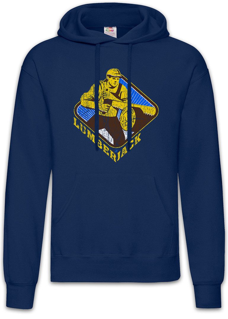 Urban Backwoods Hoodie Lumberjack V Herren Hoodie Holzfäller Axt Waldarbeiter Förster Logger (1-tlg) Woodcutter Woodsman Woodworker Jack