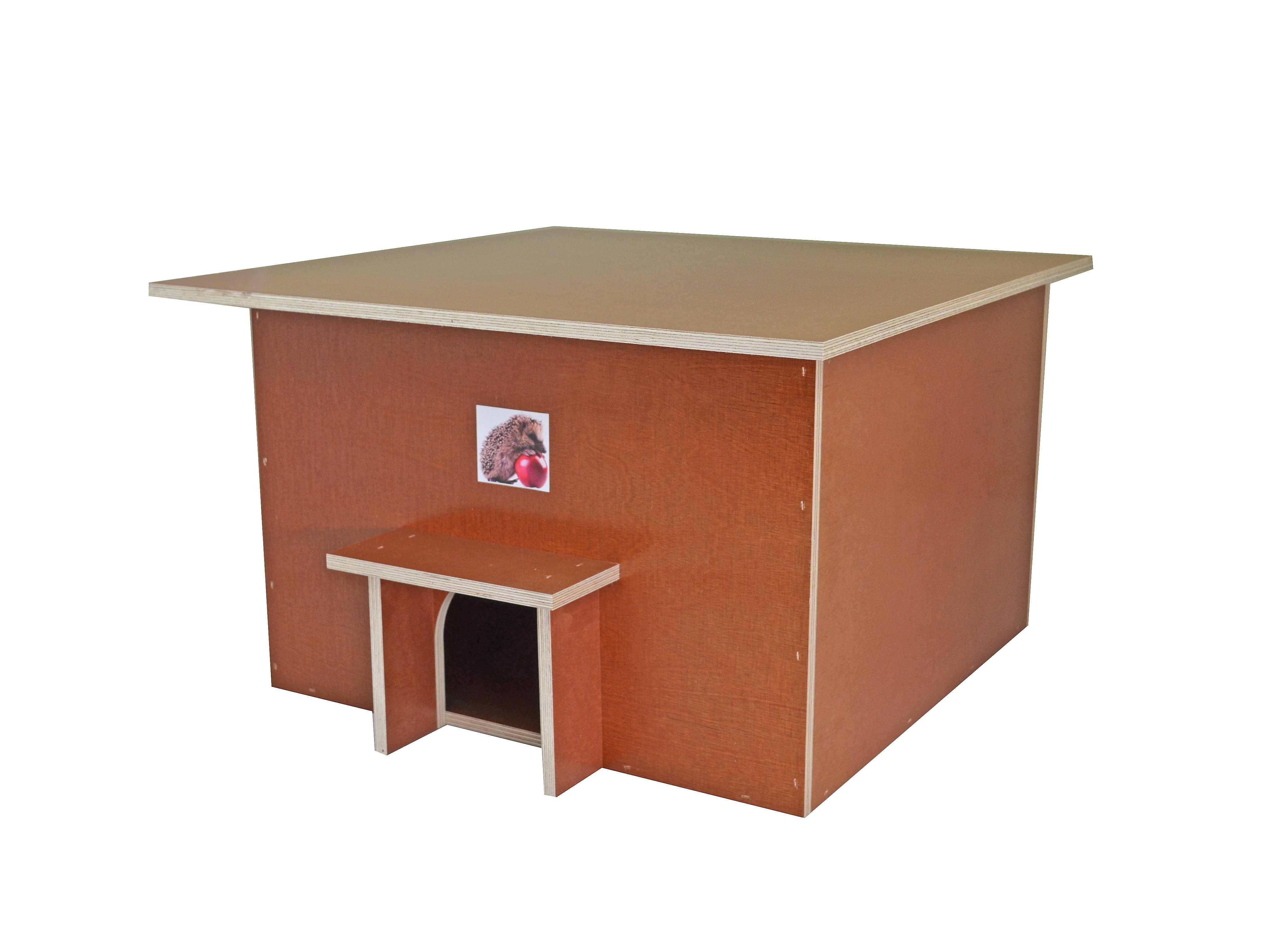 ELMATO Igelhaus Elmato 10218 Igelhaus Igelhotel Hütte wetterfest braun, 40x40x21cm