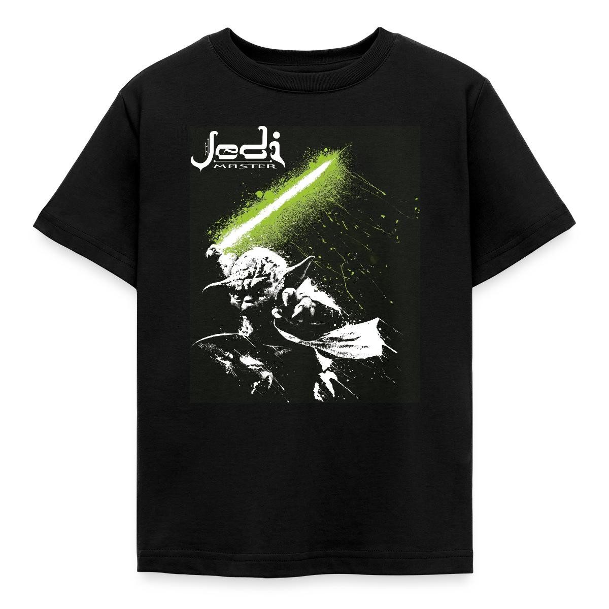T-Shirt Star Wars Meister Yoda Zeichnung Kinder T-Shirt