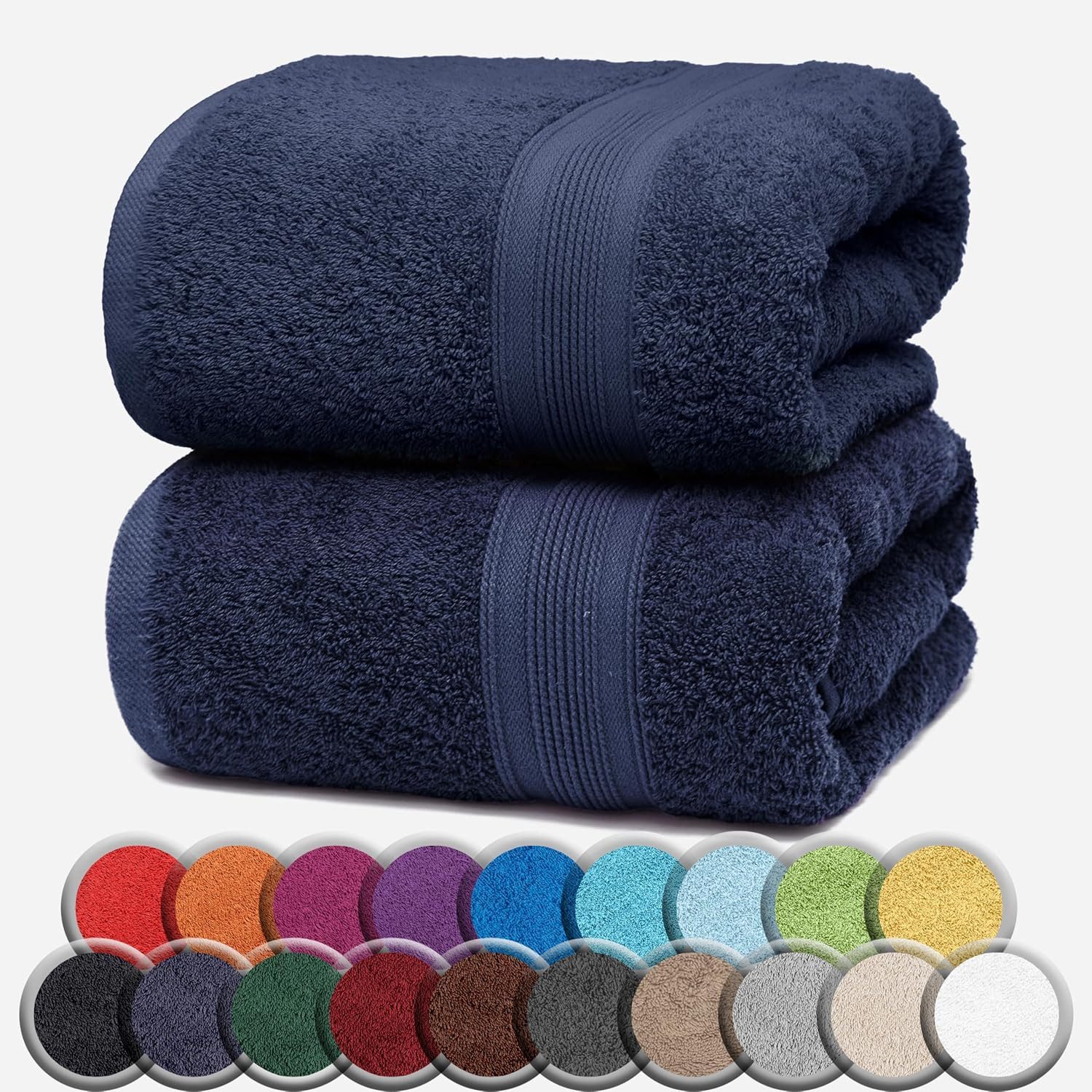 NatureMark Saunatuch Frottier Saunatücher 80x200cm, 100% Baumwolle (2-St), günstig online kaufen