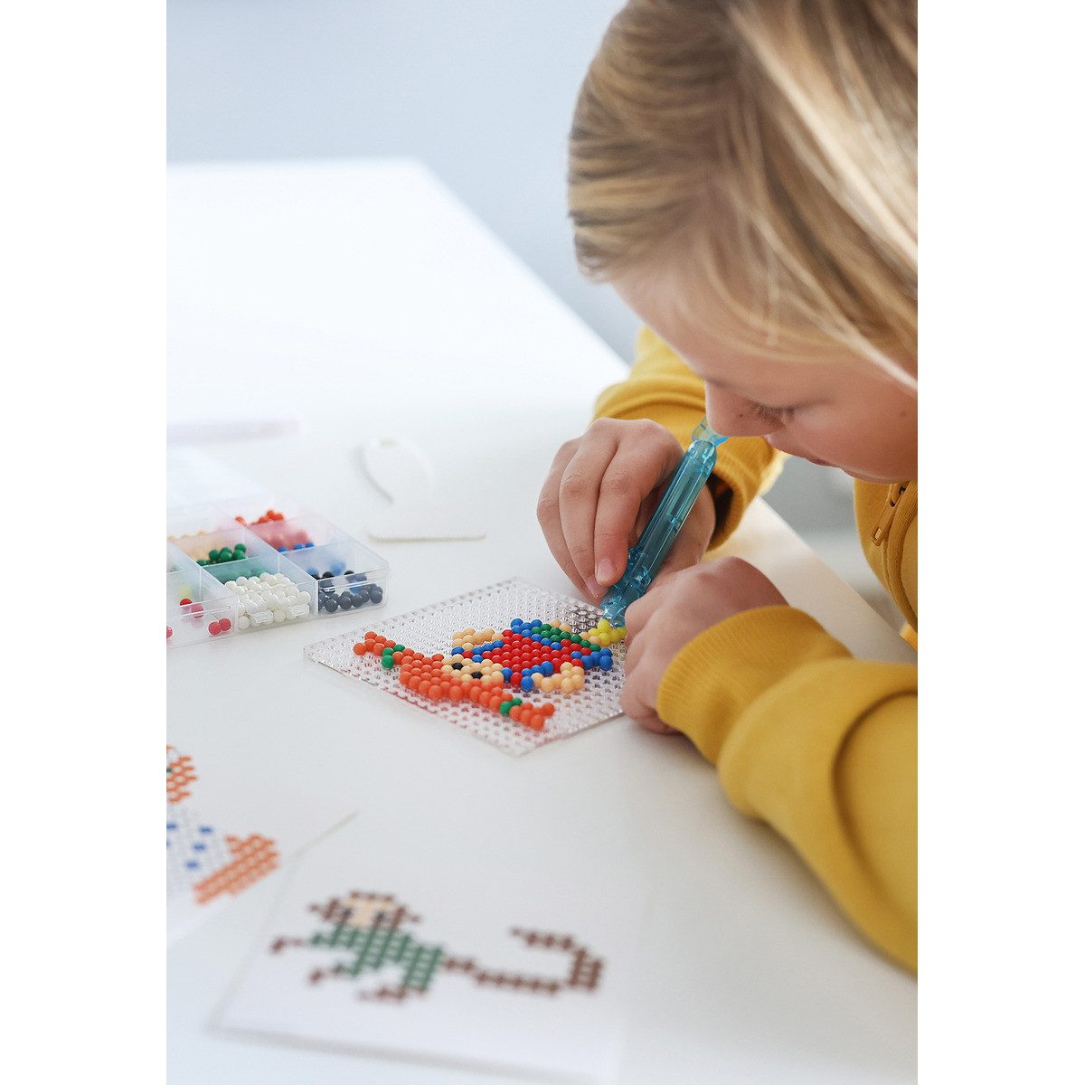 Pippi Langstrumpf Bügelperlen Pippi Langstrumpf Unisex Kinder, (1-tlg), Perlen, Bastelperlen, Steckperlen, Kreativperlen, Kreativset