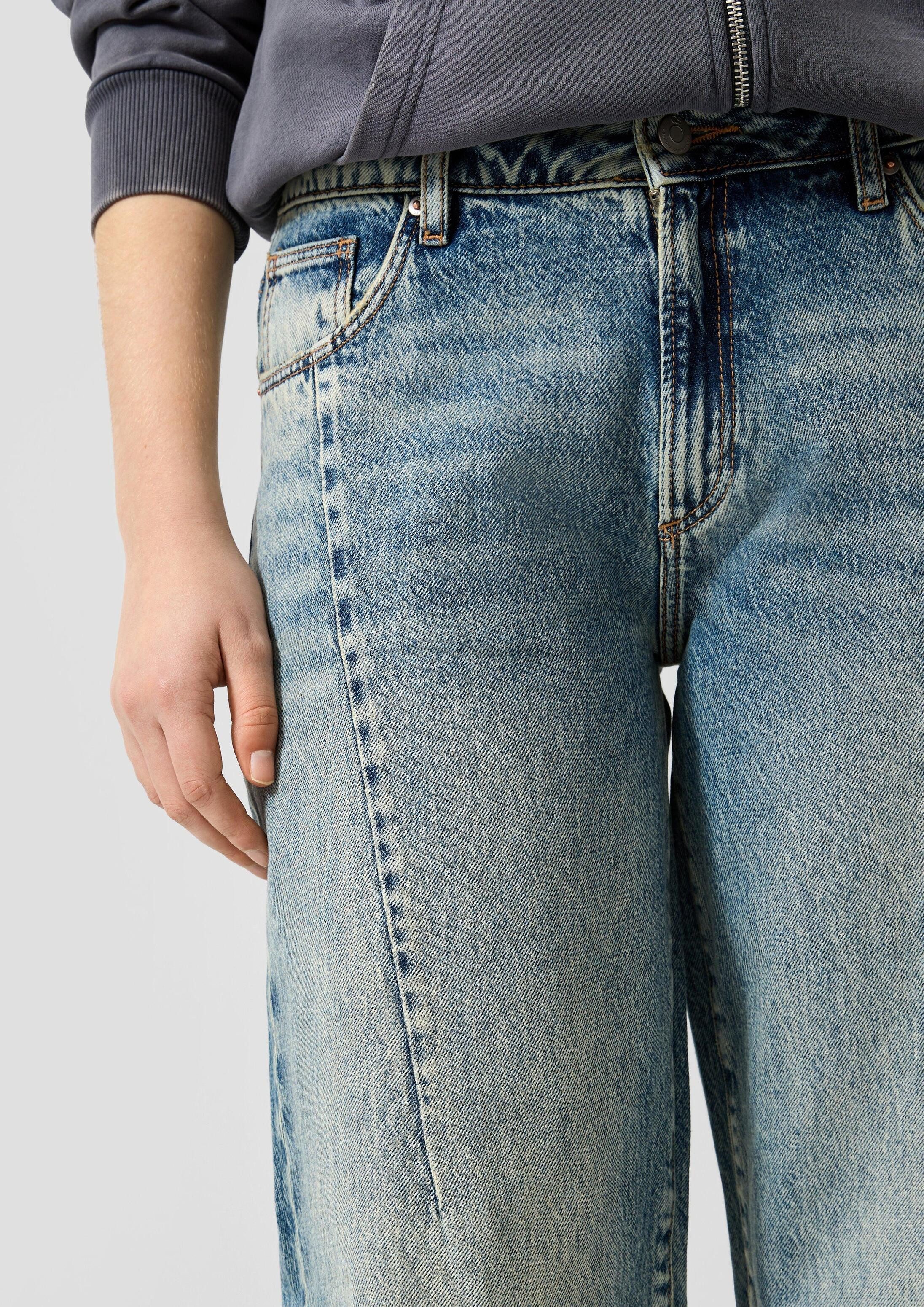 QS Weite Jeans Jeans-Hose Barrel Jeans / Mid Rise / Barrel Leg – Bild 4 von 5