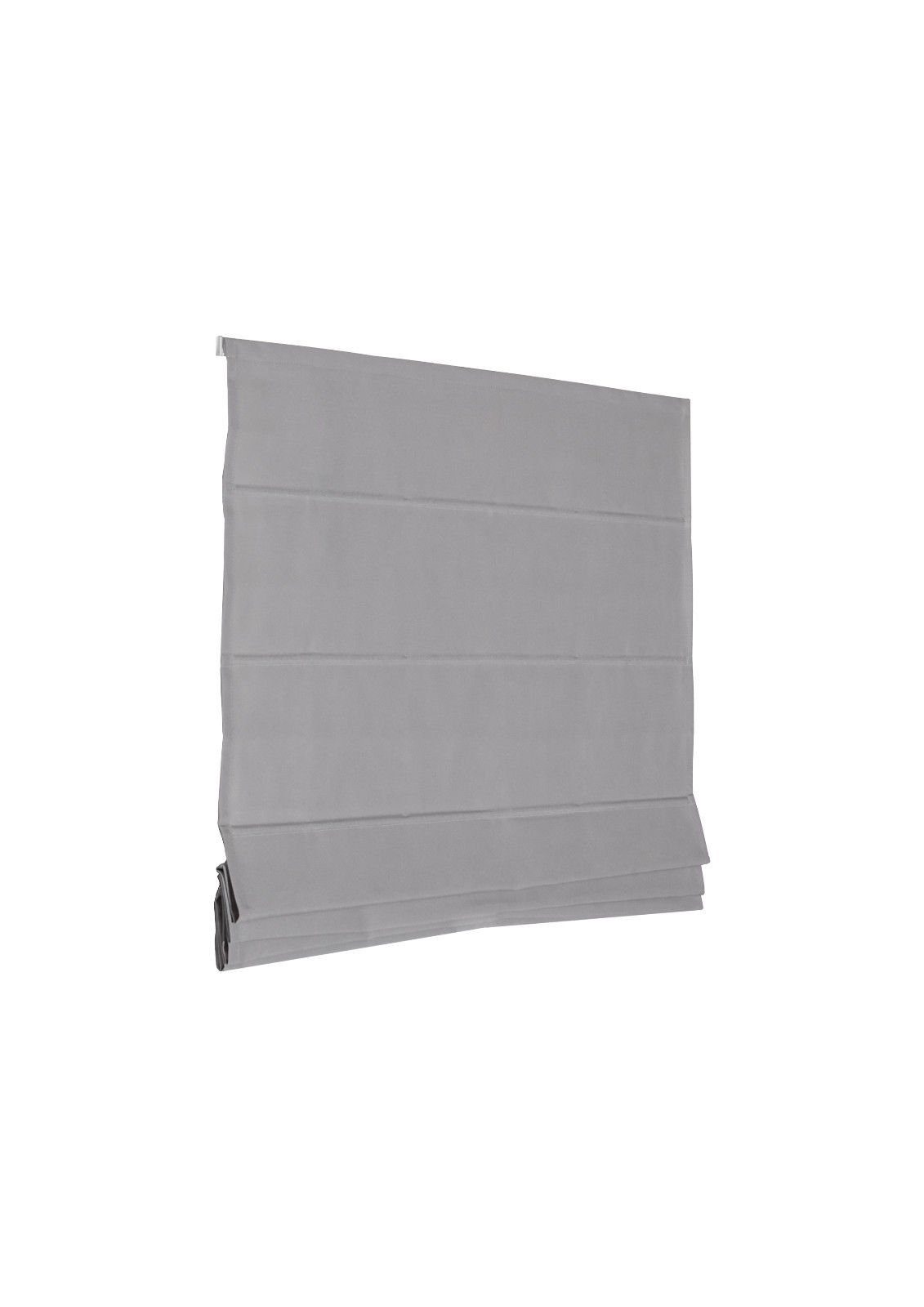 Raffrollo Basic Raffrollo Faltrollo 80x240 cm Grau Raffgardine, KS Handel 24