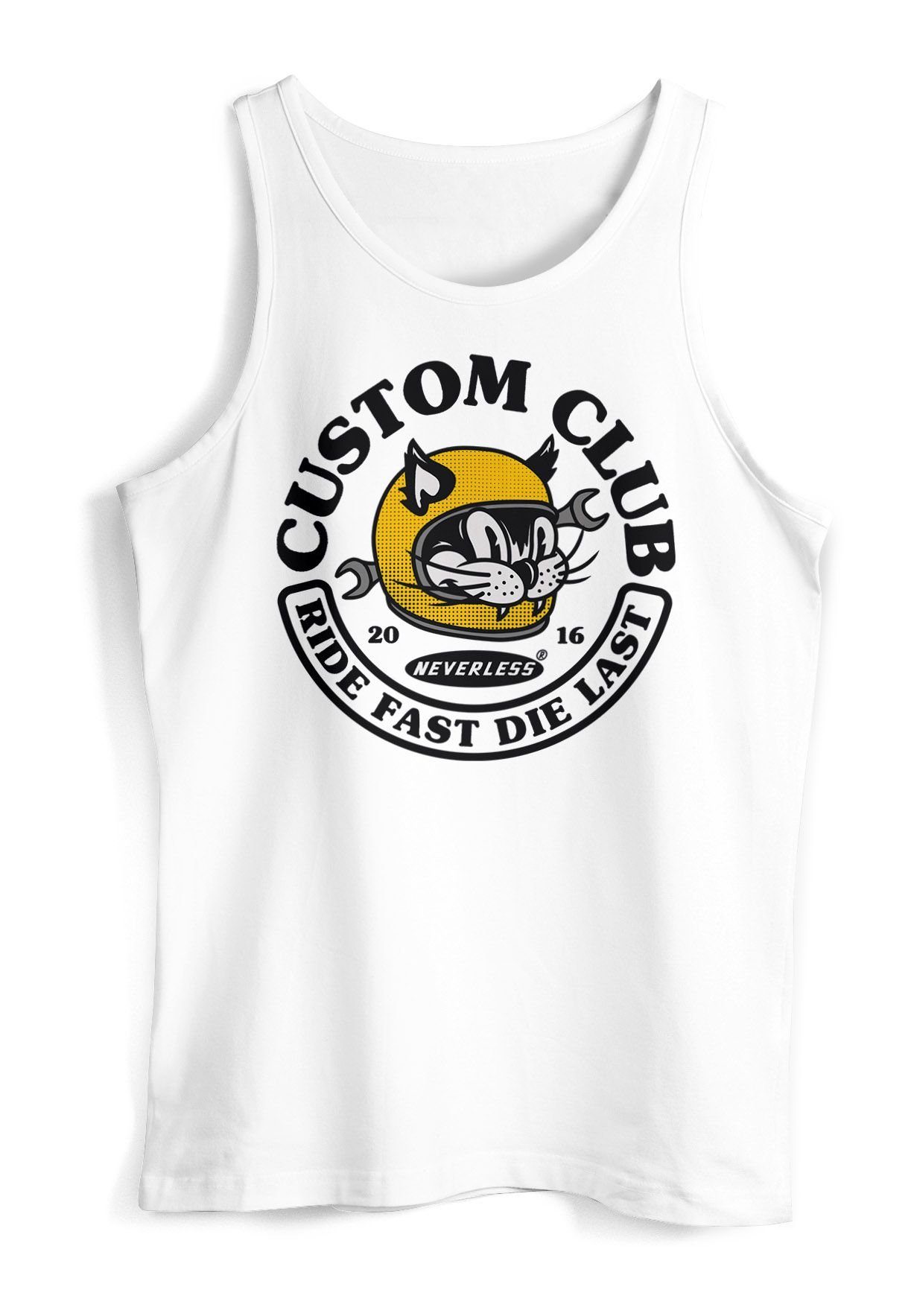 Neverless Tanktop Herren Tank-Top Biker Motiv günstig online kaufen