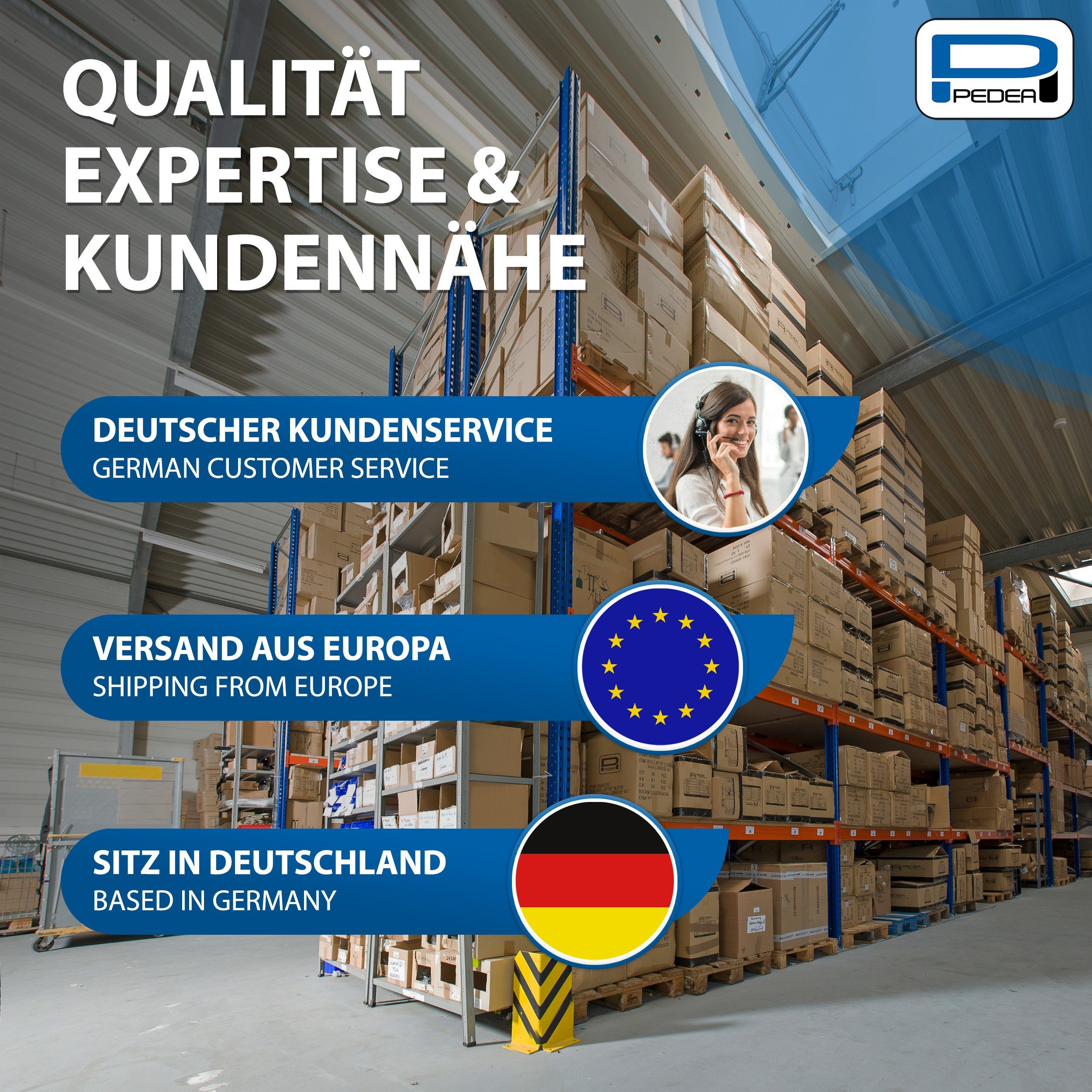 PEDEA Freizeitrucksack STYLE Daypack für Damen & Herren (13,3 Zoll (33,8 cm), gepolstert, wasserabweisend