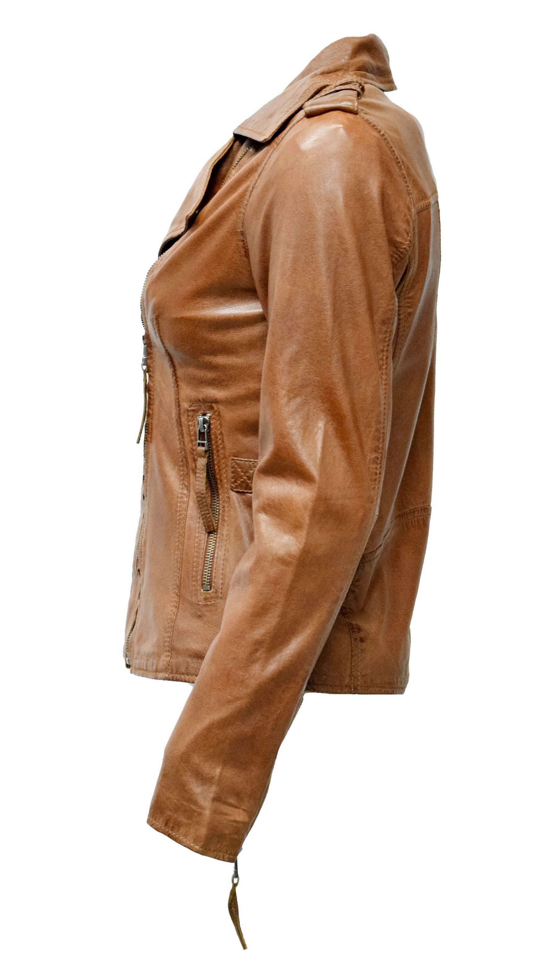 Zimmert Leather Lederjacke Amalia pflanzliche Gerbung günstig online kaufen