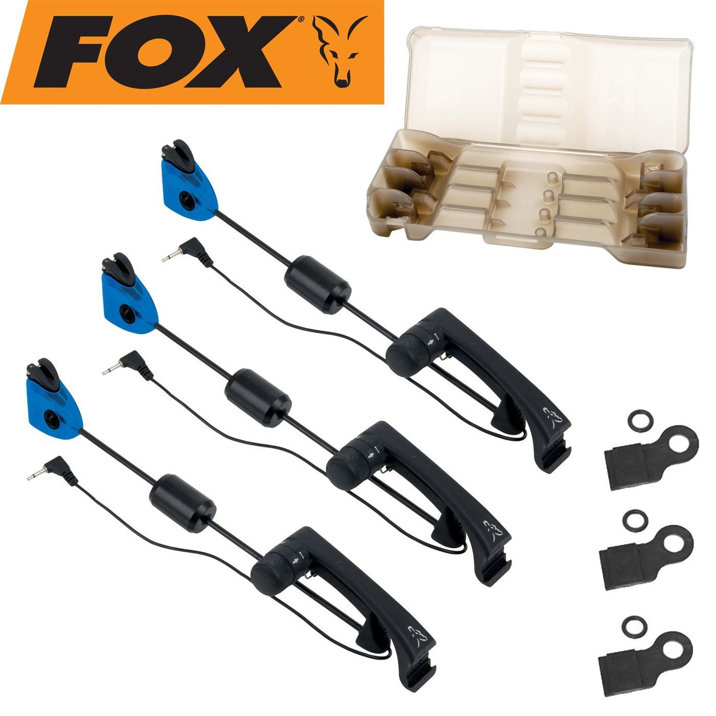 FOX International Hängebissanzeiger FOX MK2 Illuminated Swinger 3er Set blau
