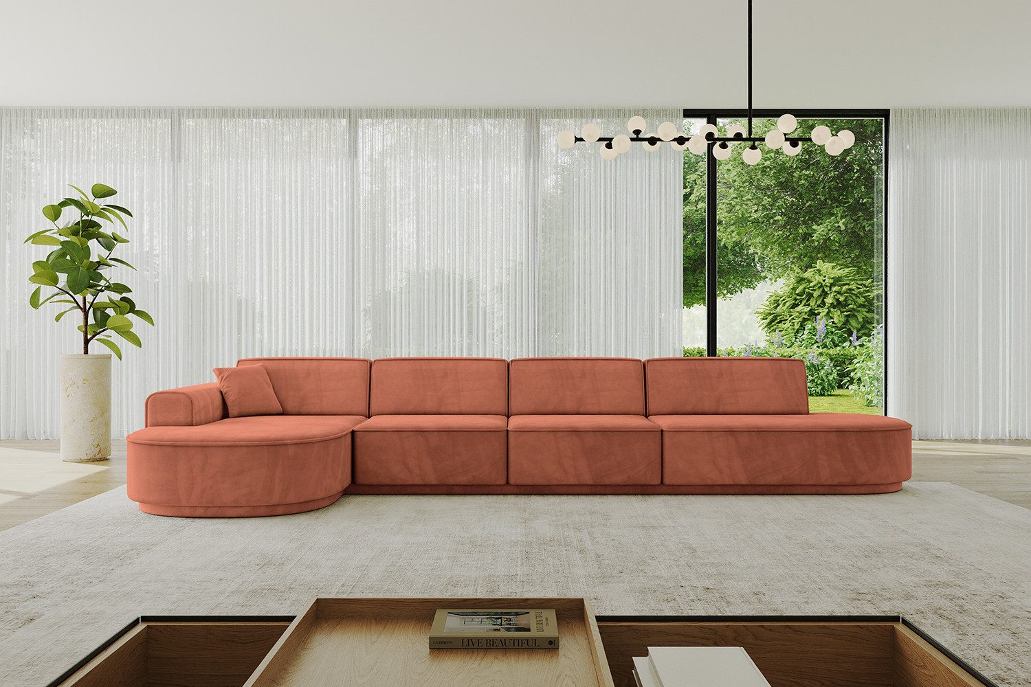 ALTDECOR Ecksofa MARI-L3-v3, Sofa Praktische Bequeme Funktionsecke Couch L-Form Eckcouch, Corner Sofa L-Form Vielseitige Sofa Wohnlandschaft Wohnzimmer