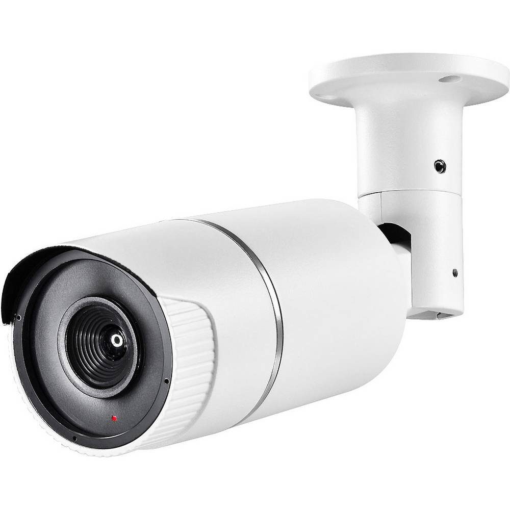 PENTATECH Kamera-Attrappe für außen, mit LED-Blinklicht Überwachungskamera Attrappe (mit blinkender LED)