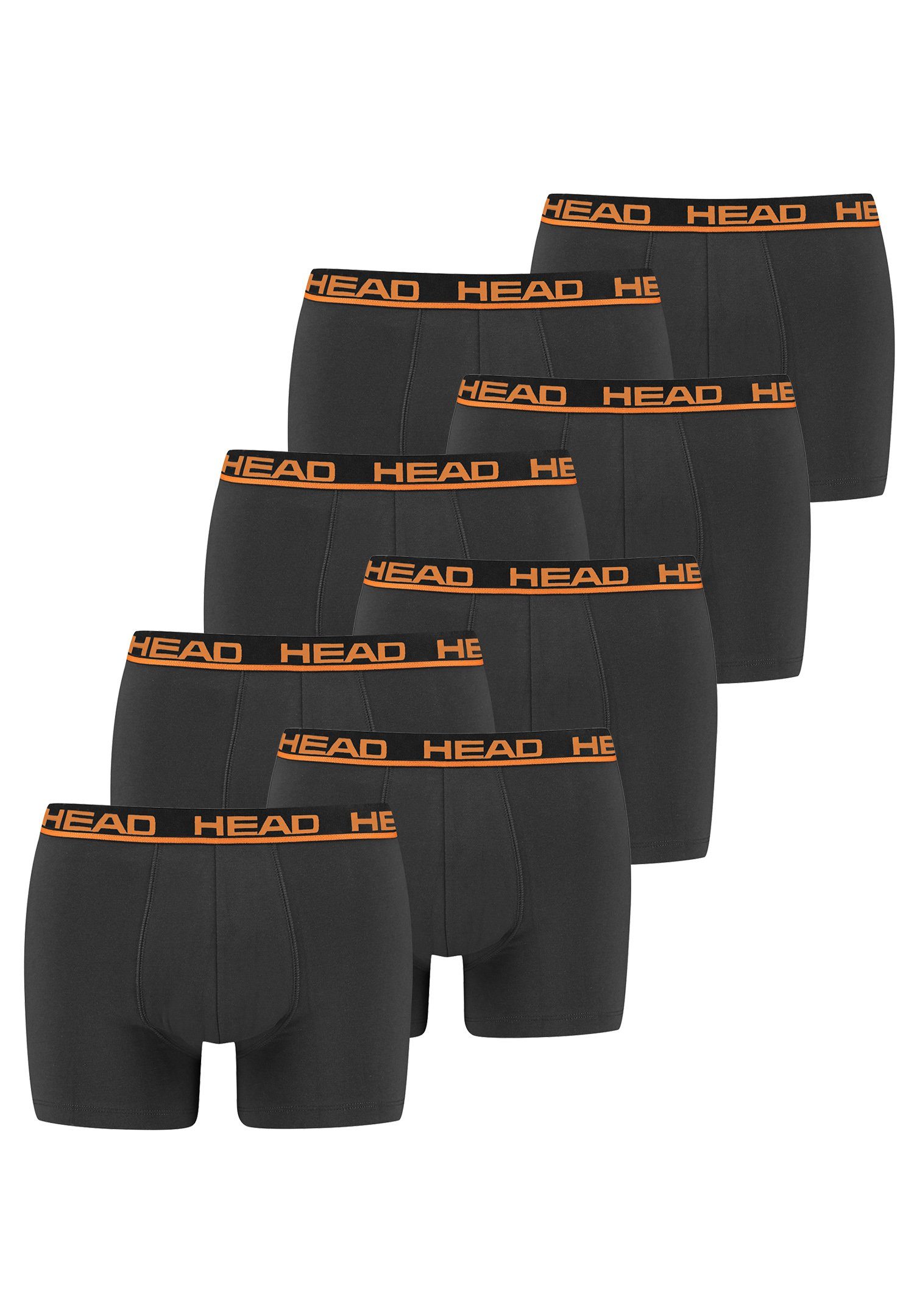 Head 8er-Pack) - Basic dark Boxer shadow 8P 862 (Spar-Set, Boxershorts Head 8-St.,