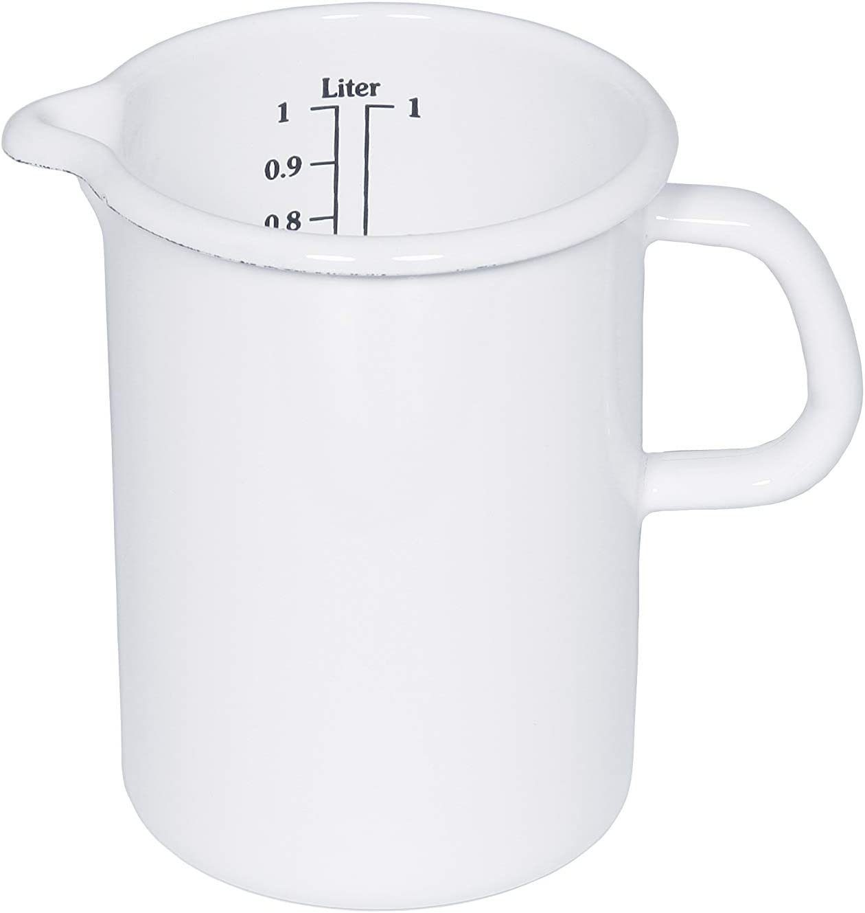 Riess Auflaufform Riess, Küchenmaß, Weiss 0,5 l, Emaille, (1-St)