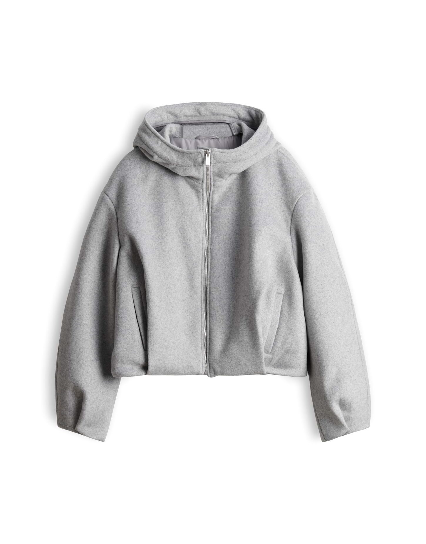 OPUS Wolljacke Halenso aus fließender Webware Lockere Passform für stilvolle und bequeme Alltagslooks