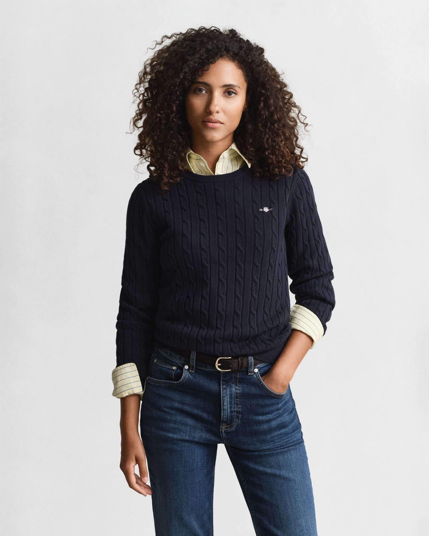 Gant Rundhalspullover günstig online kaufen