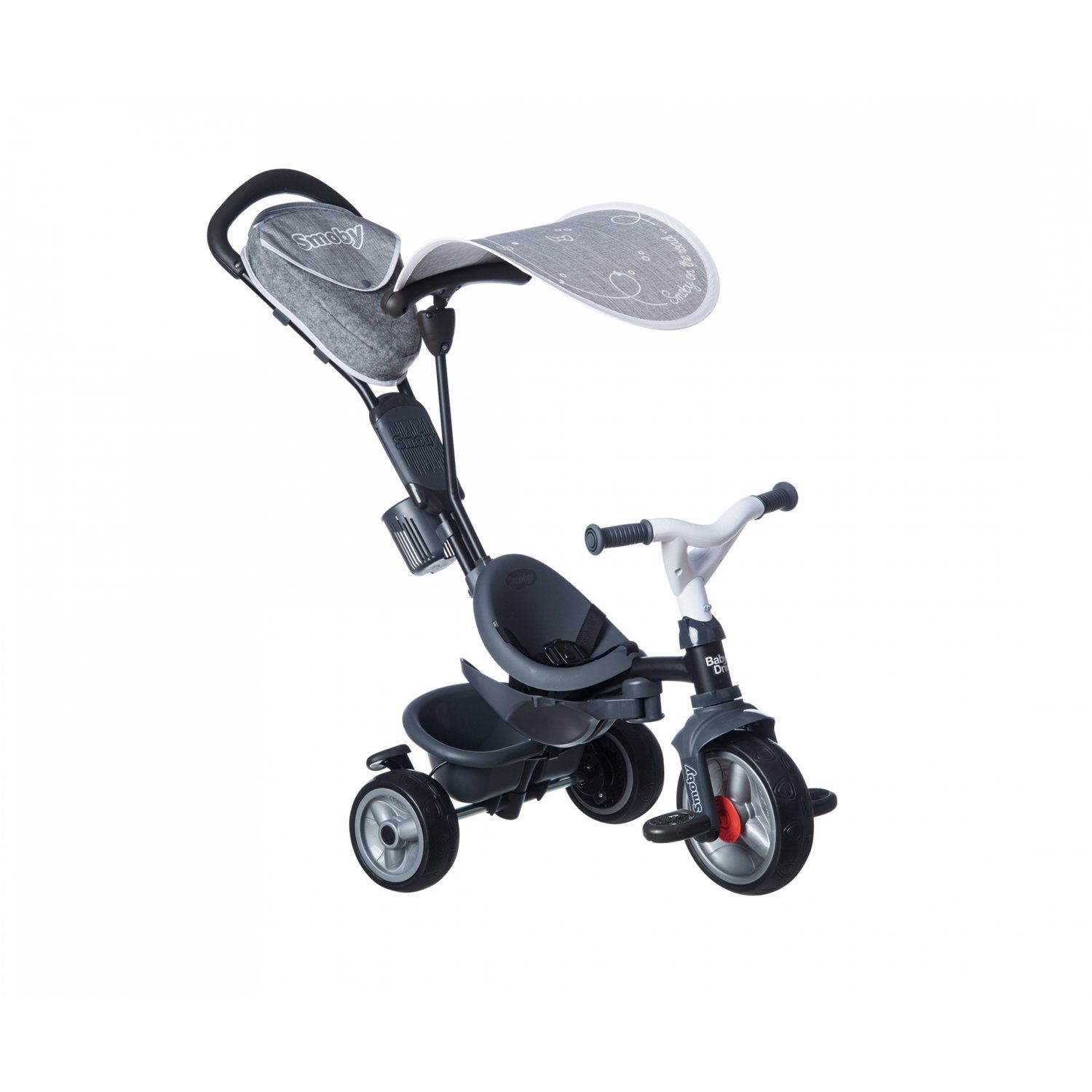 Smoby Dreirad 741502 Baby Driver Plus Dreirad grau