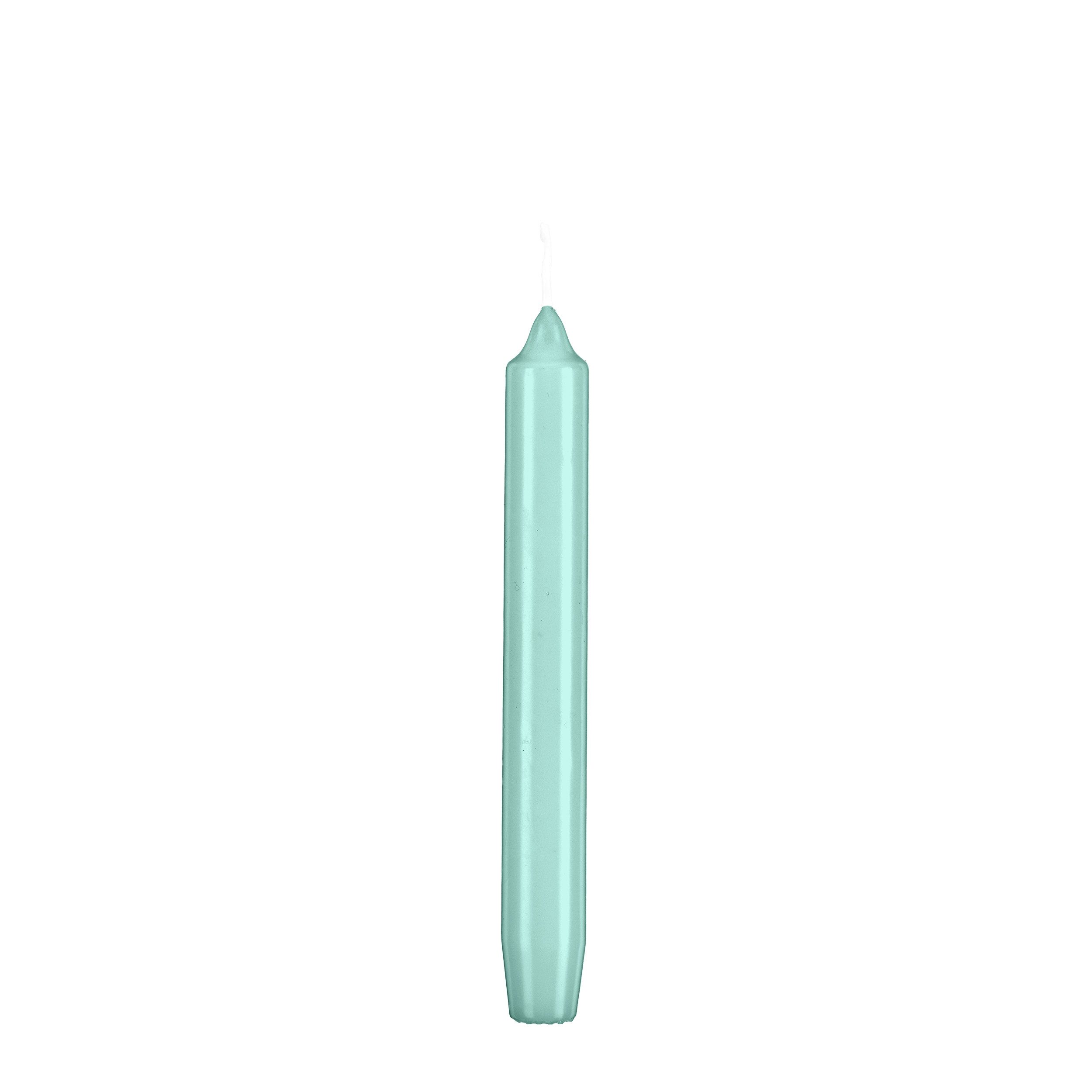 Tafelkerze Tafelkerzen Türkis 190 x Ø 21 mm, 12 Stück